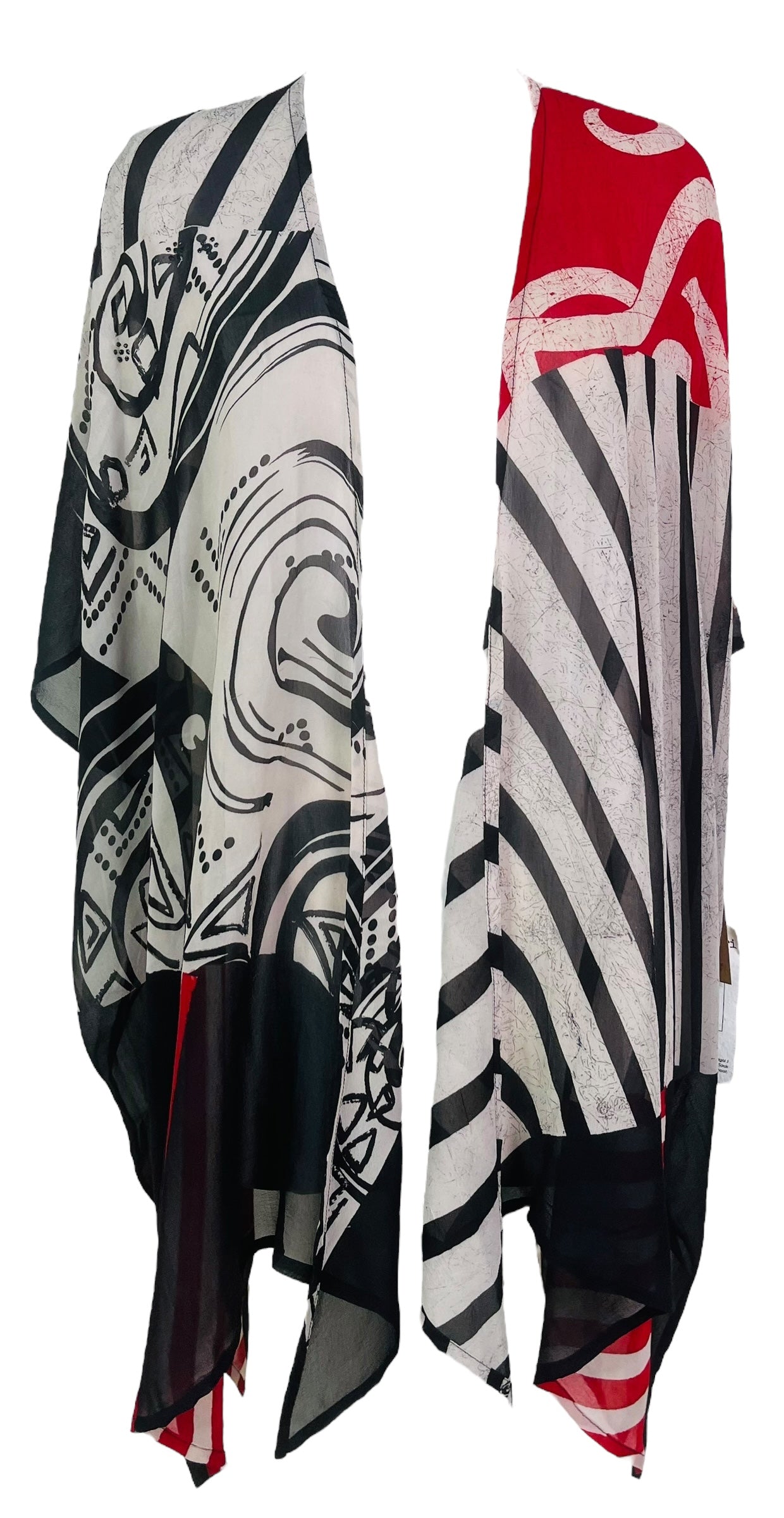 PRG7590 Sheer Wabi Sabi Pure Silk Cardigan