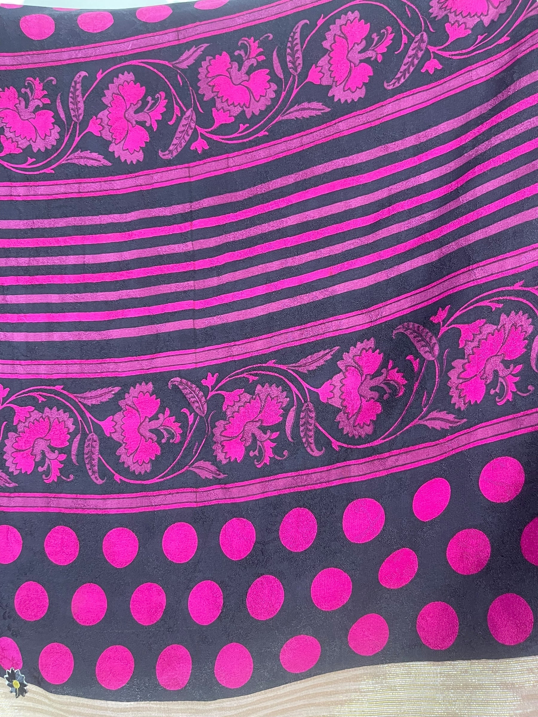 PRC7504 Avatar Pure Silk Capelet Poncho