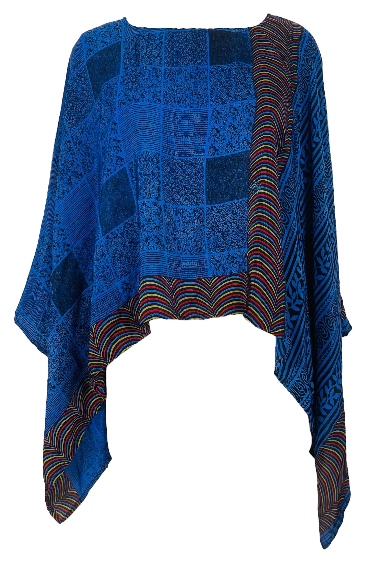 PRC7704 Avatar Pure Silk Capelet Poncho