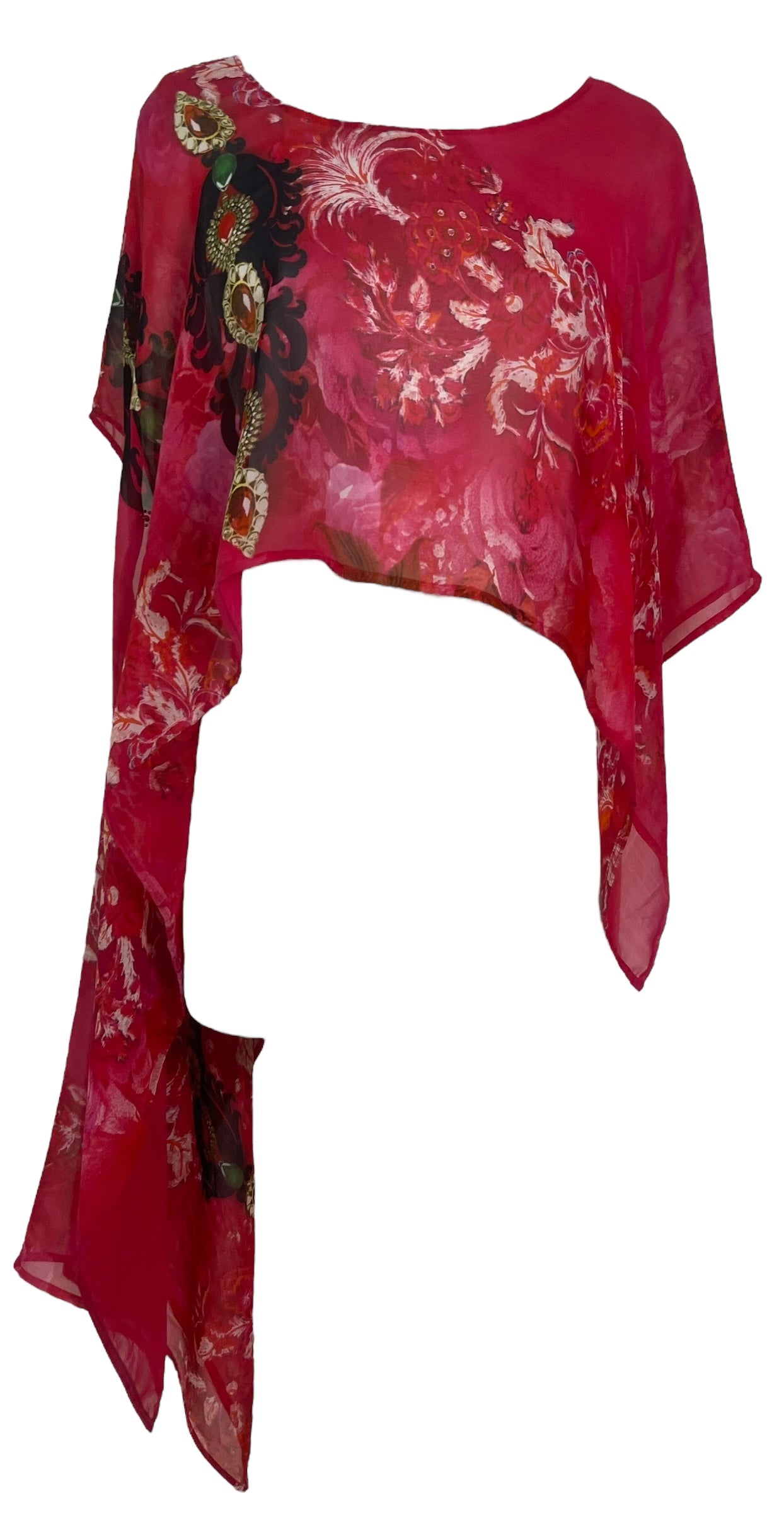 PRG7783 Sheer Wabi Sabi Pure Silk Versatile Vest