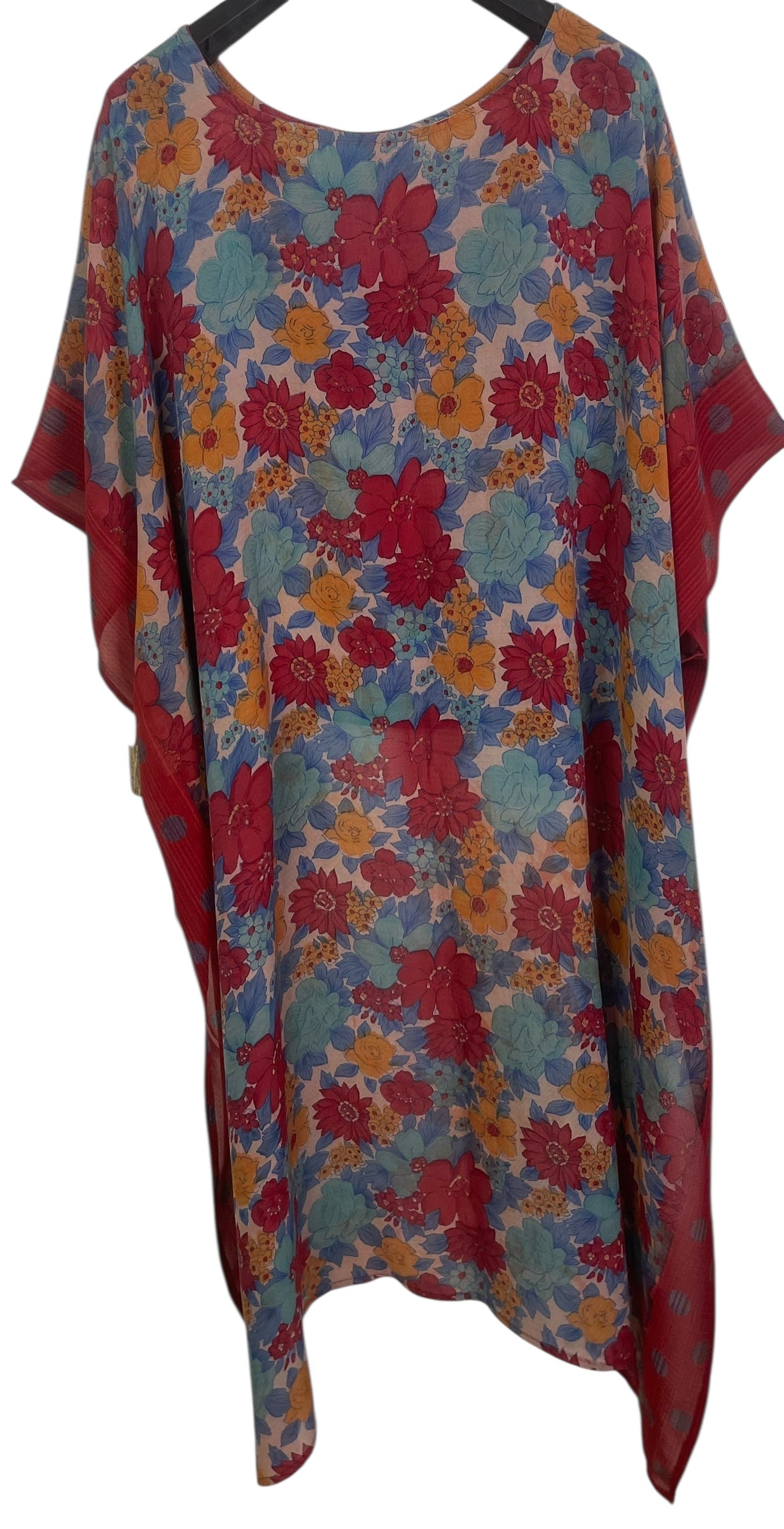 PRG8533 Sheer Wabi Sabi Pure Silk Hi Lo Top