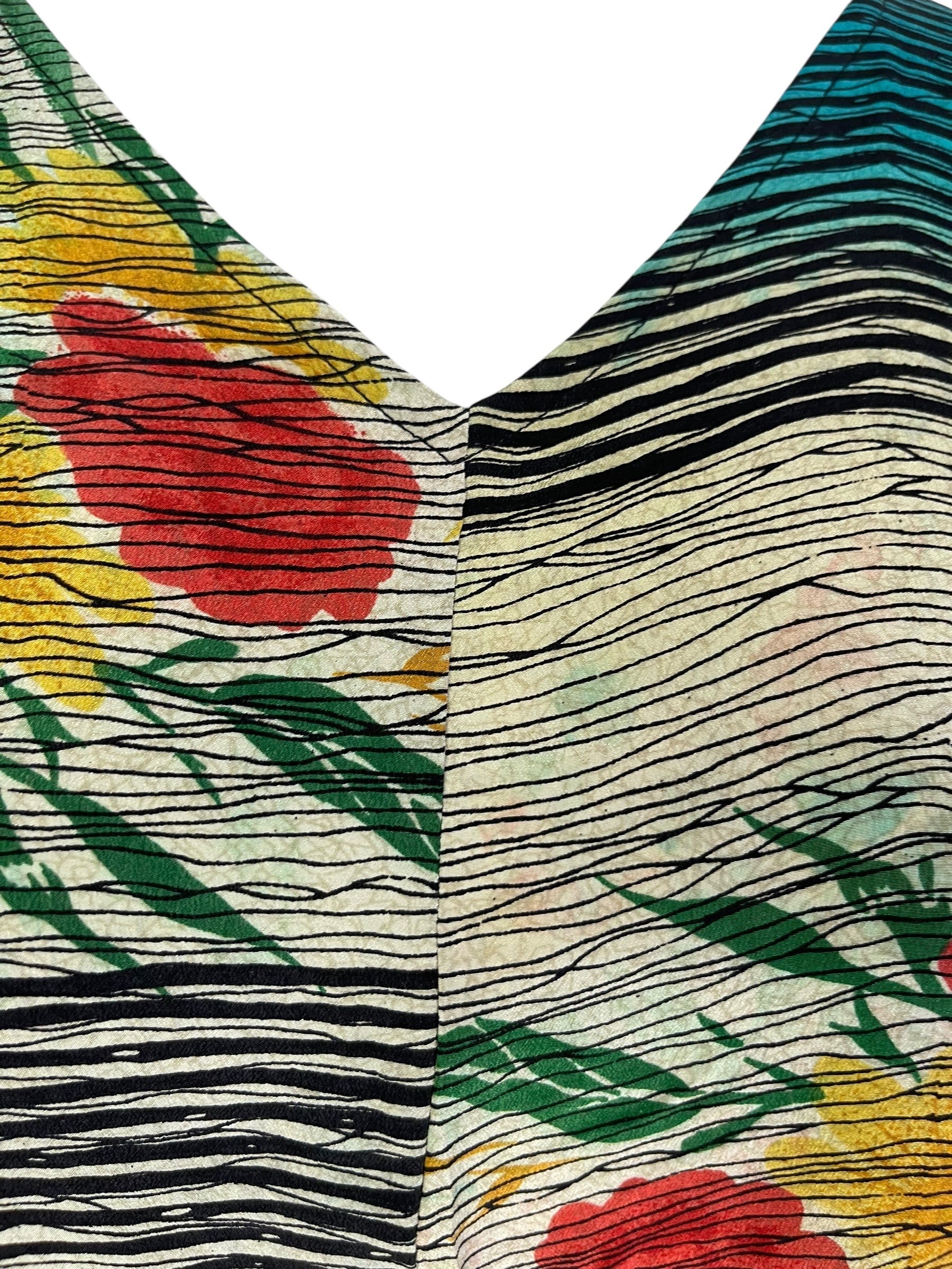 PRC7278 Avatar Pure Silk Waterfall Top