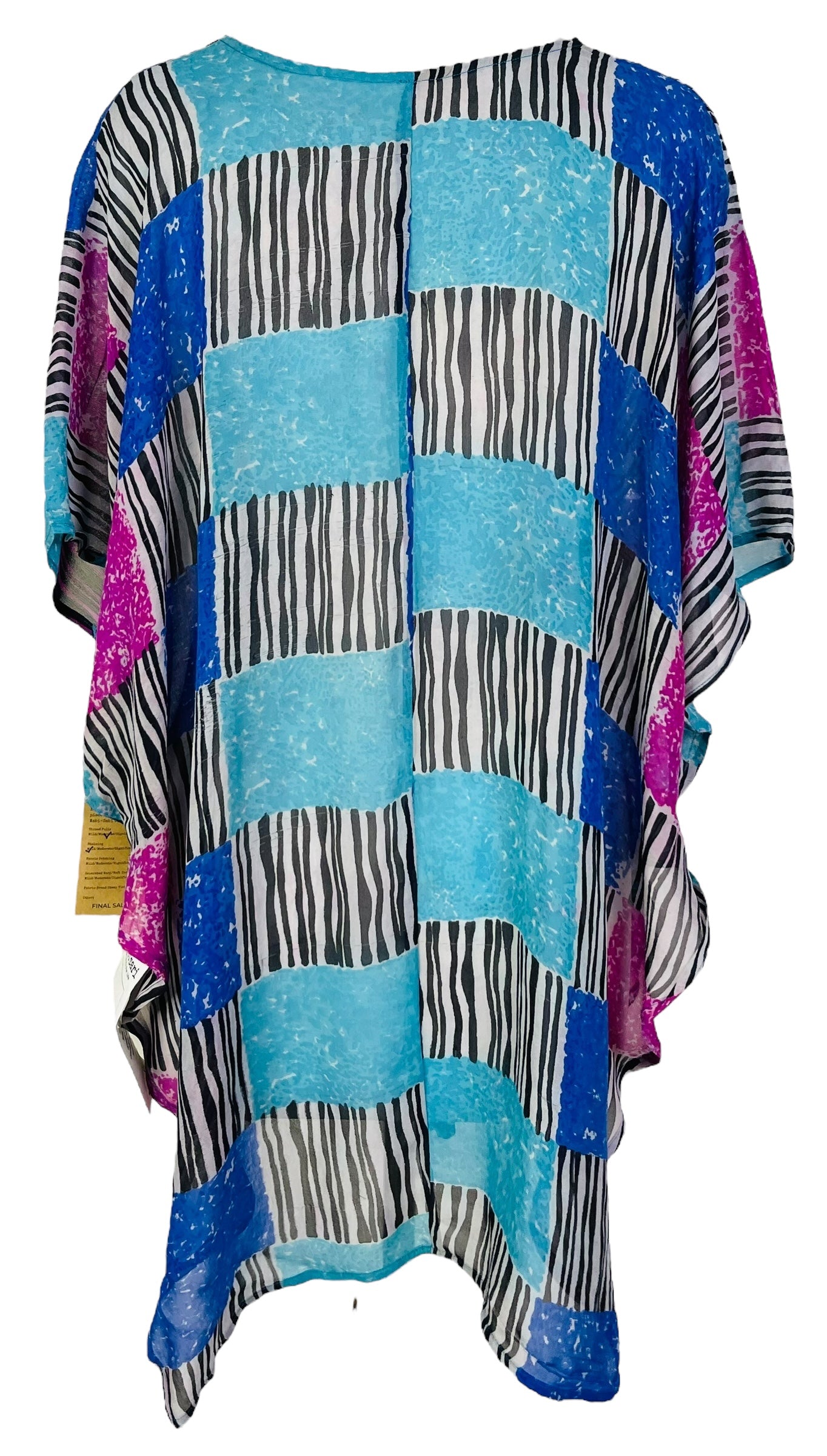 PRG6857 Sheer Wabi Sabi Pure Silk Waterfall Top