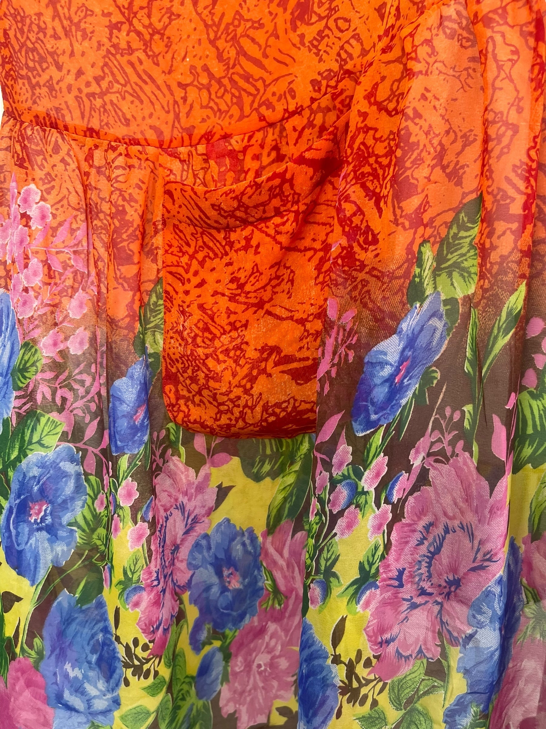 PRG8176 Sheer Avatar Pure Silk Boxy Babydoll Dress