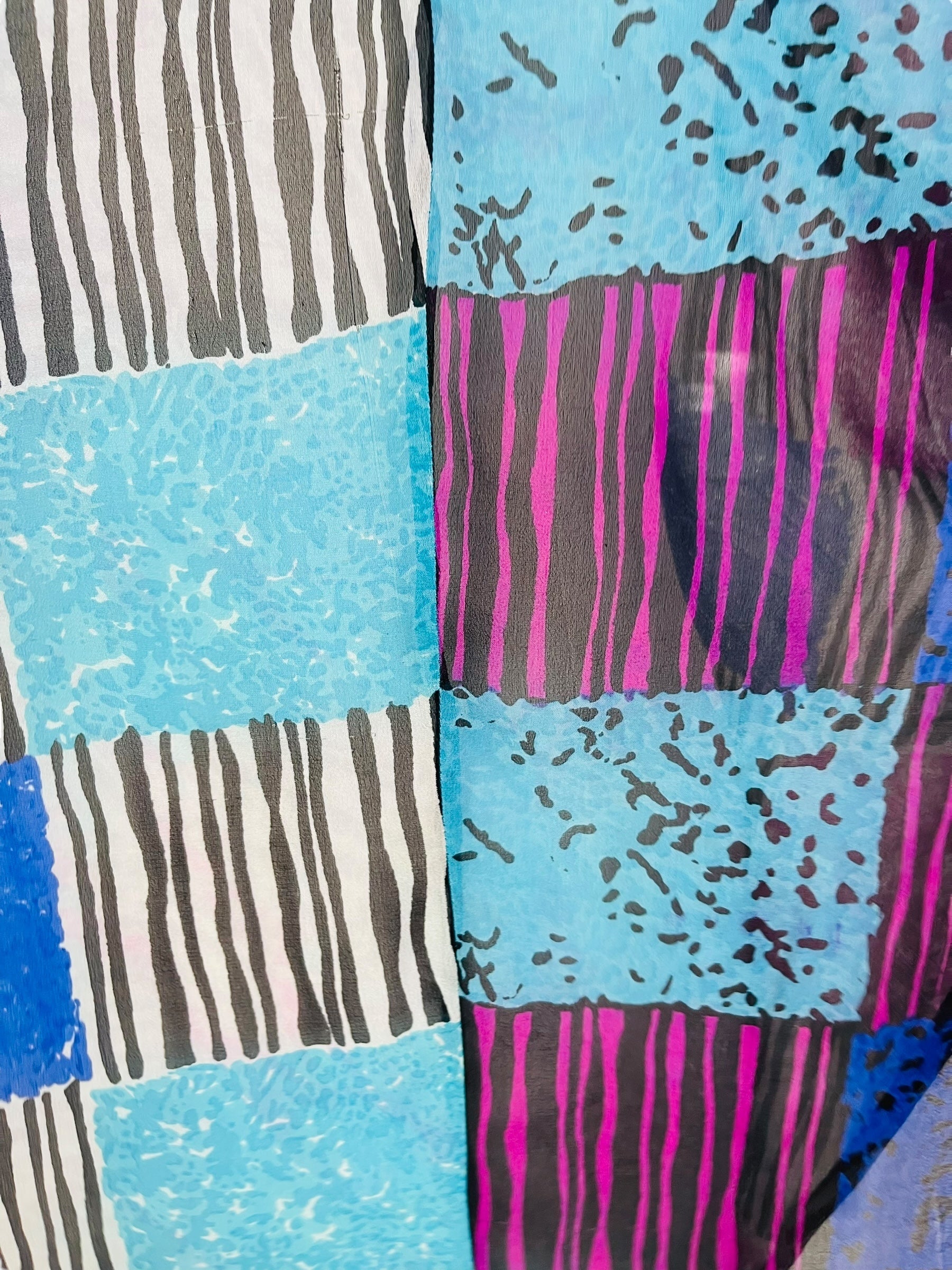 PRG6857 Sheer Wabi Sabi Pure Silk Waterfall Top