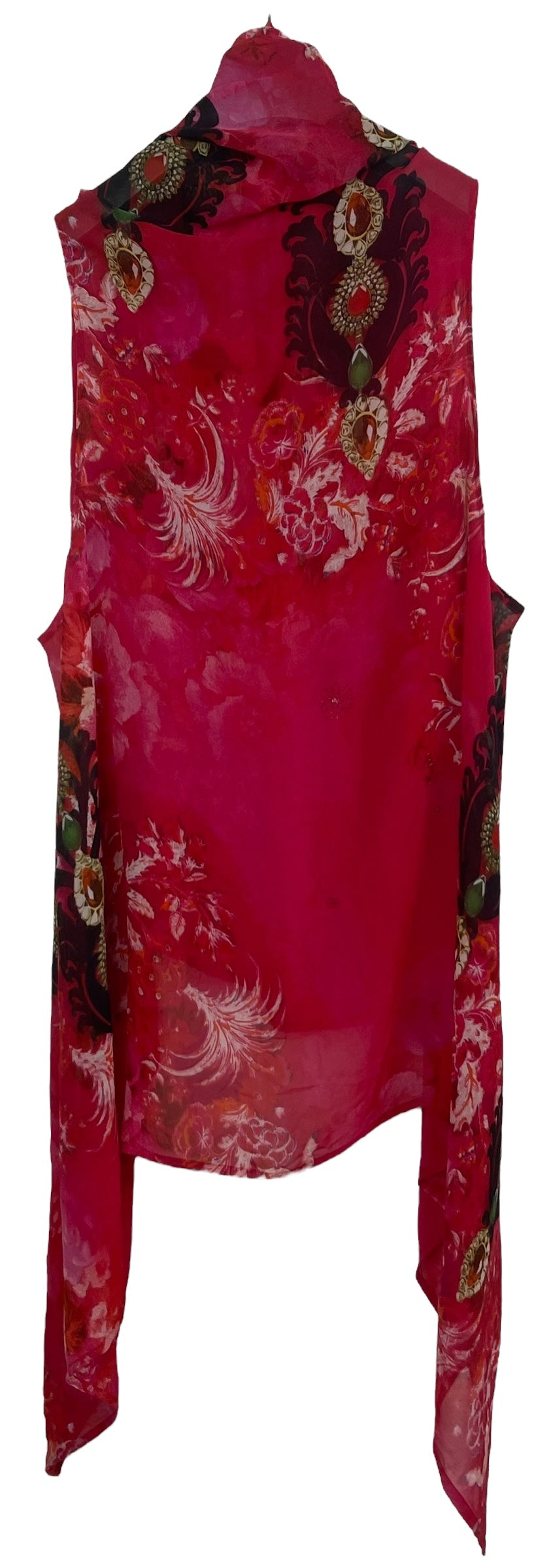 PRG7783 Sheer Wabi Sabi Pure Silk Versatile Vest