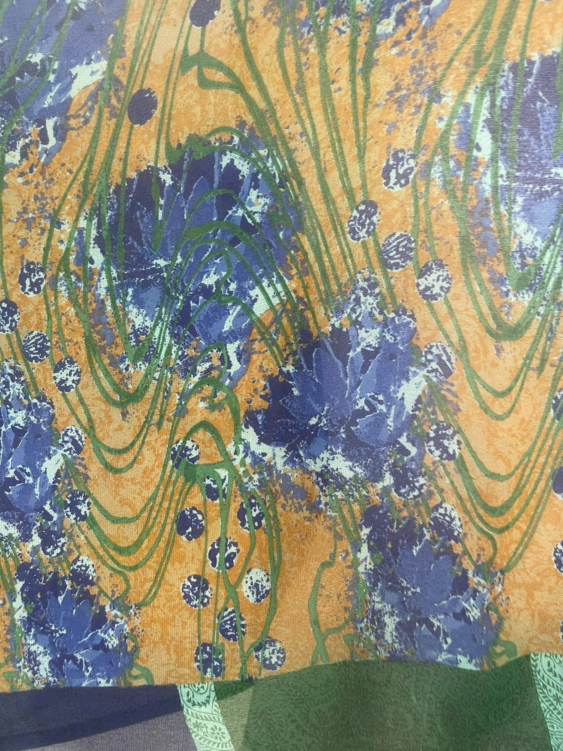 PREVIEW PRG8526 Sheer Wabi Sabi Pure Silk Kimono-Sleeved Top