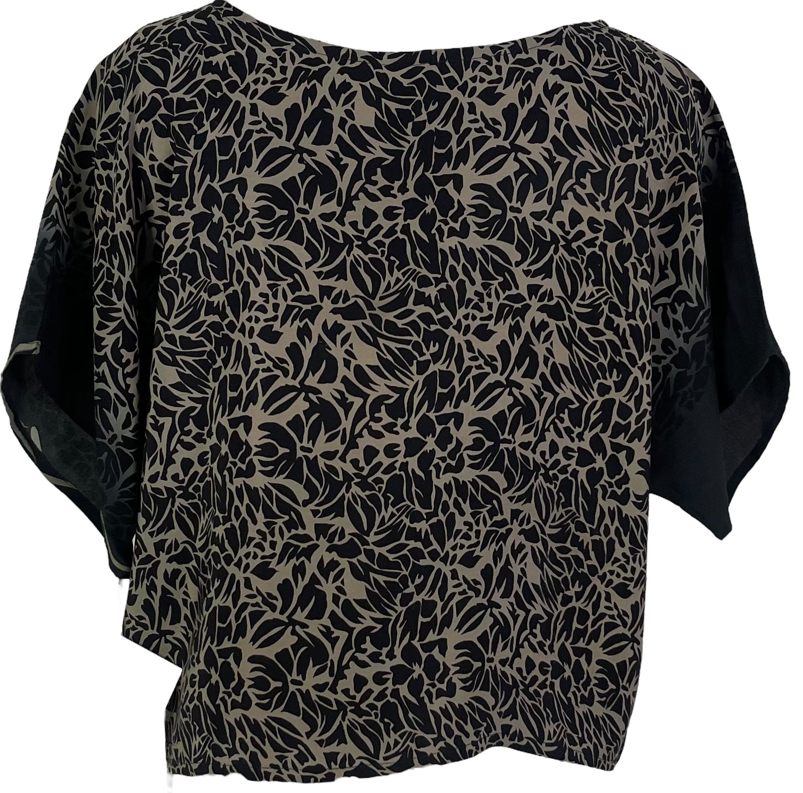 REVOLUTIONHER PRC6965 Avatar Pure Silk Boxy Top