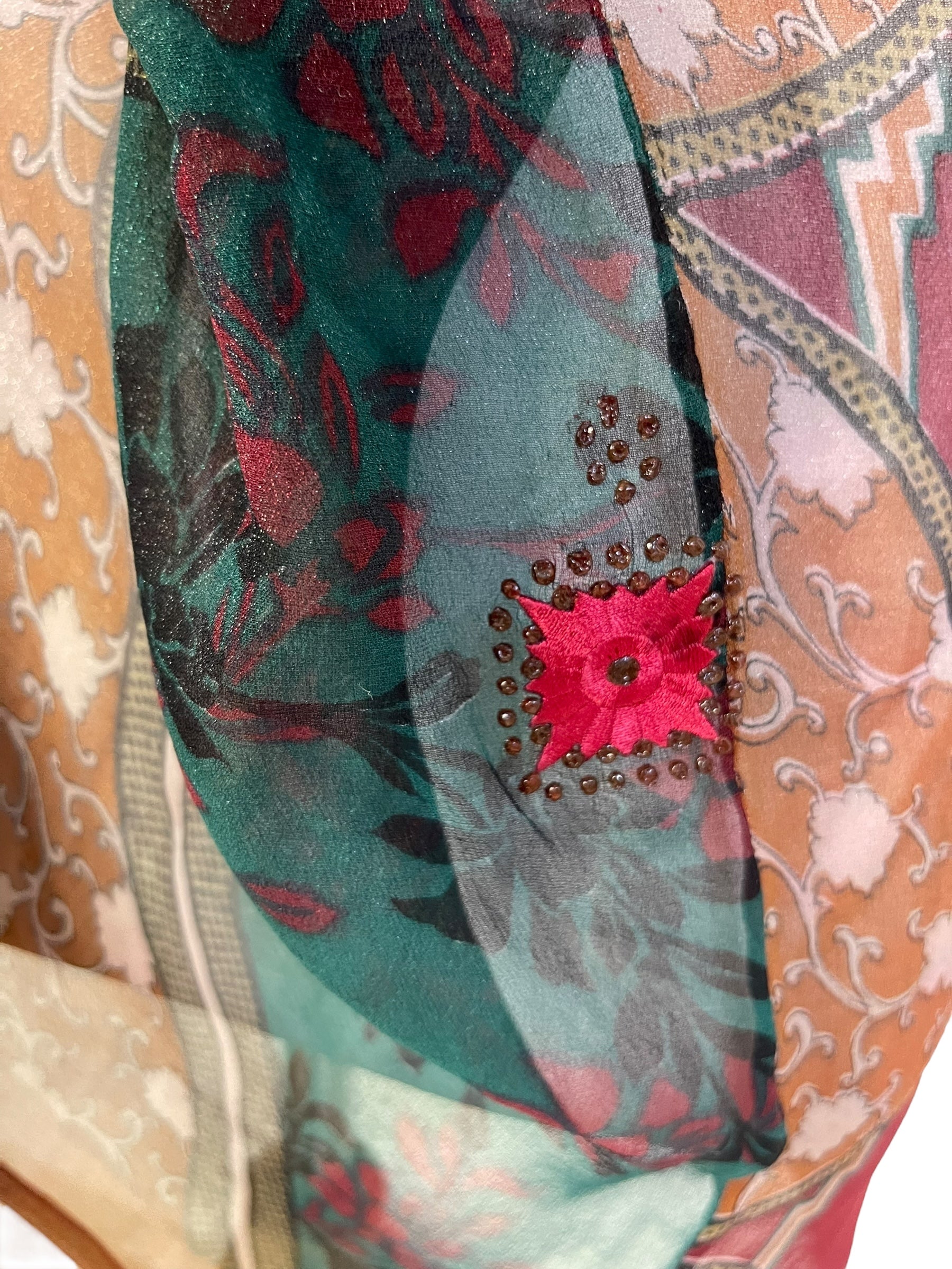 PRG6856 Sheer Avatar Pure Silk Cardigan