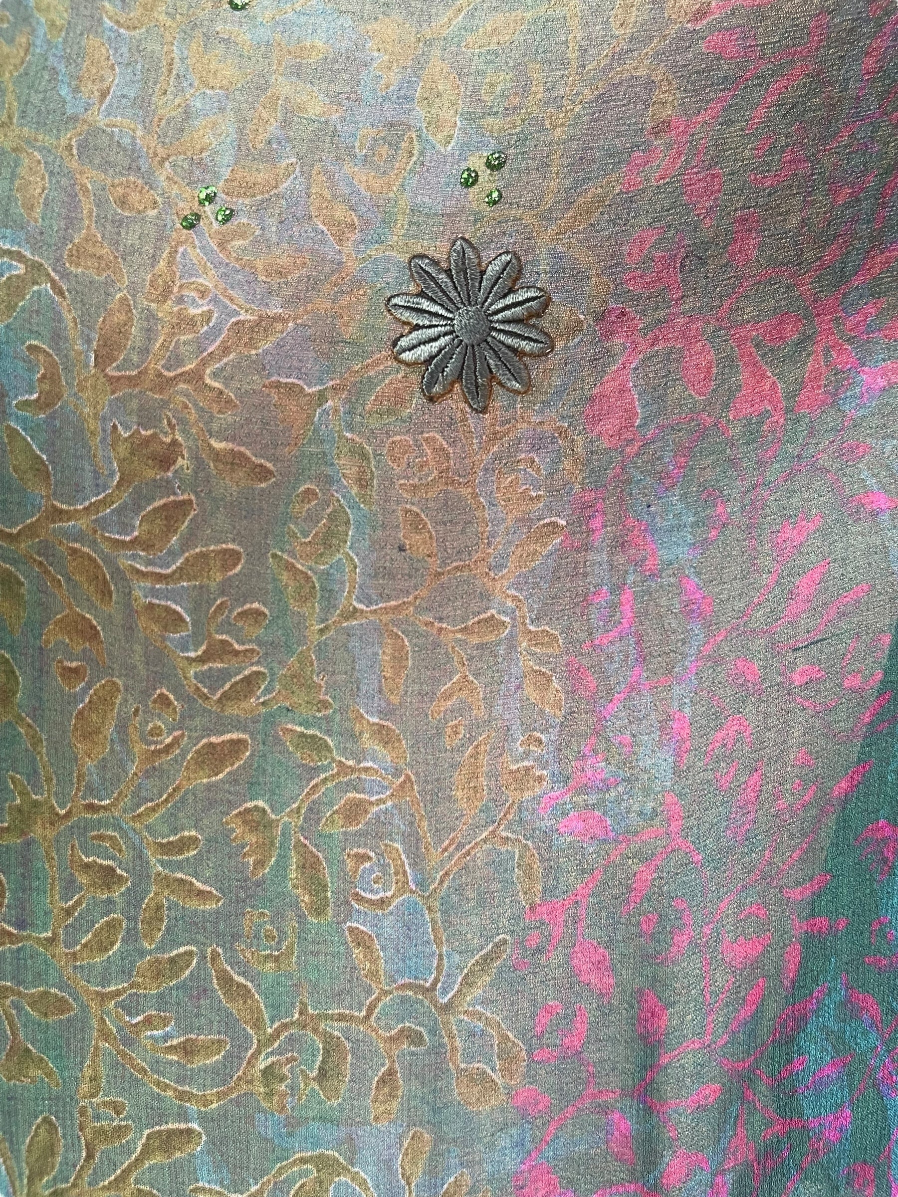 PRG7741 Sheer Avatar Pure Silk Boxy Babydoll Dress