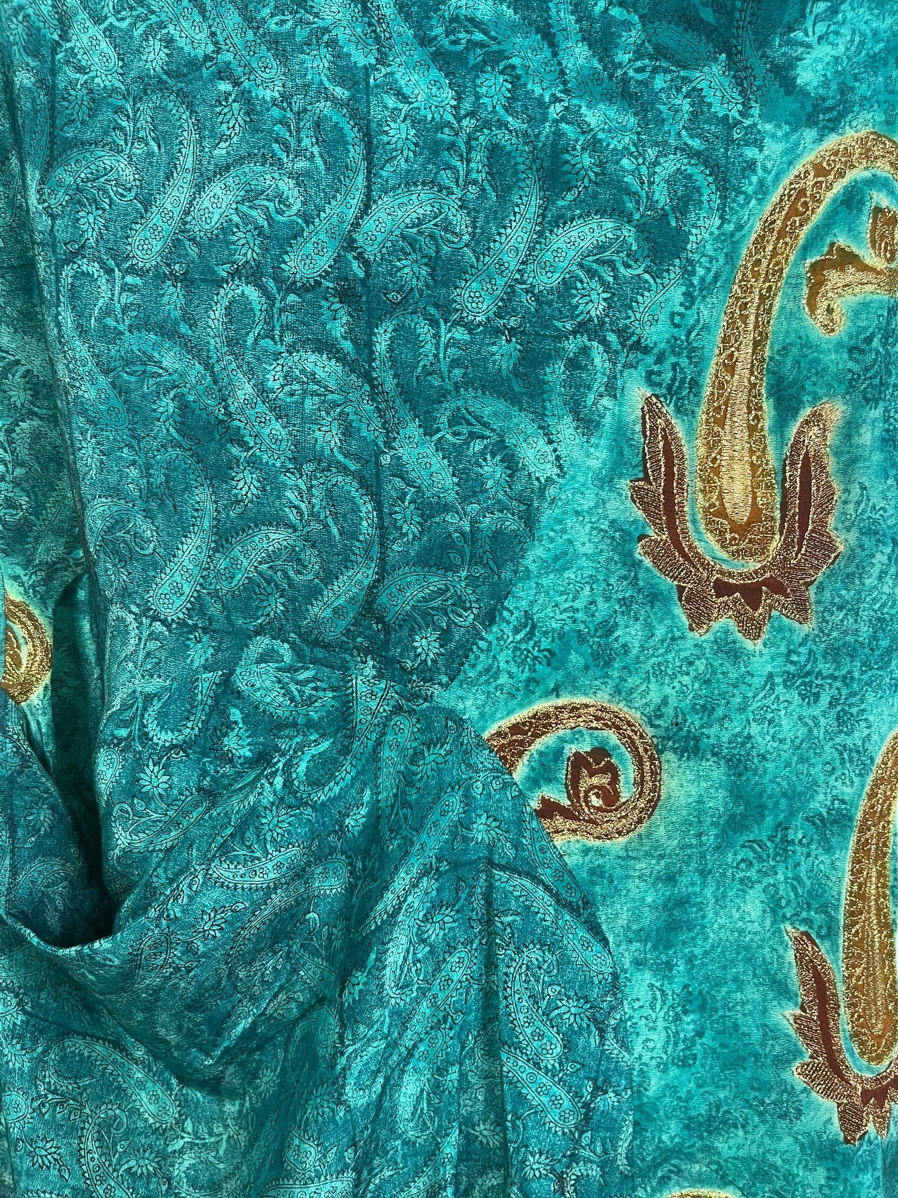 PRC7801 Avatar Pure Silk Self Pocket Tunic Dress