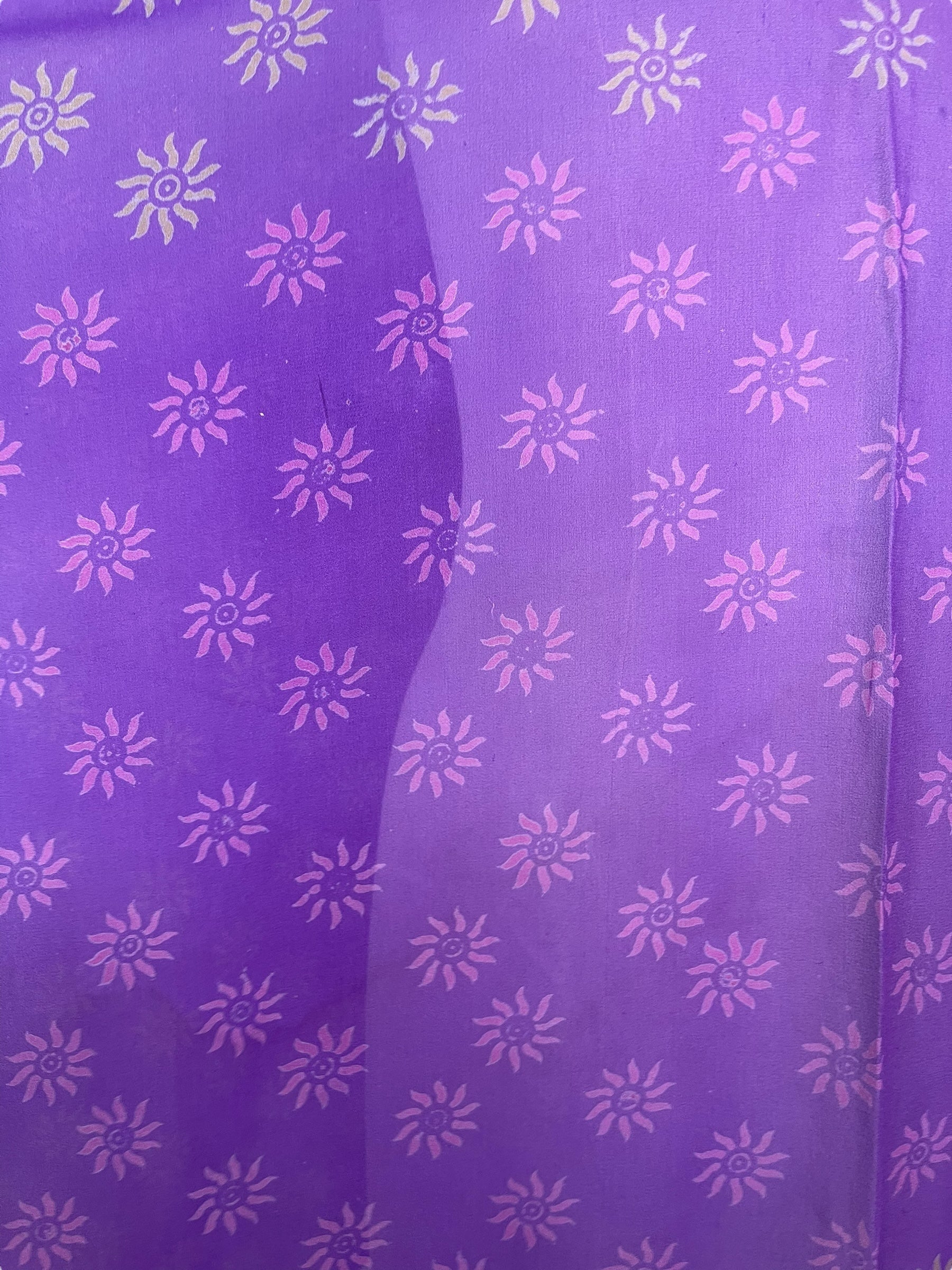 PRG7355 Sheer Wabi Sabi Pure Silk Short Kaftan Tunic With No Slits