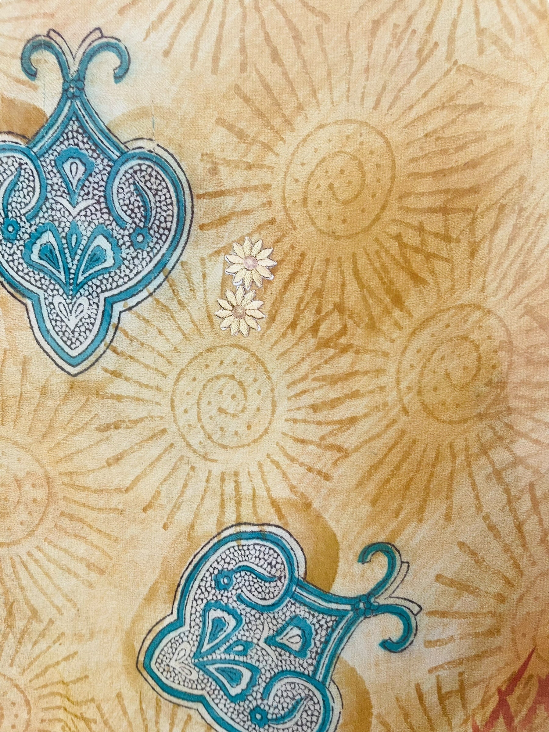 PRG7715 Sheer Avatar Pure Silk Capelet Poncho