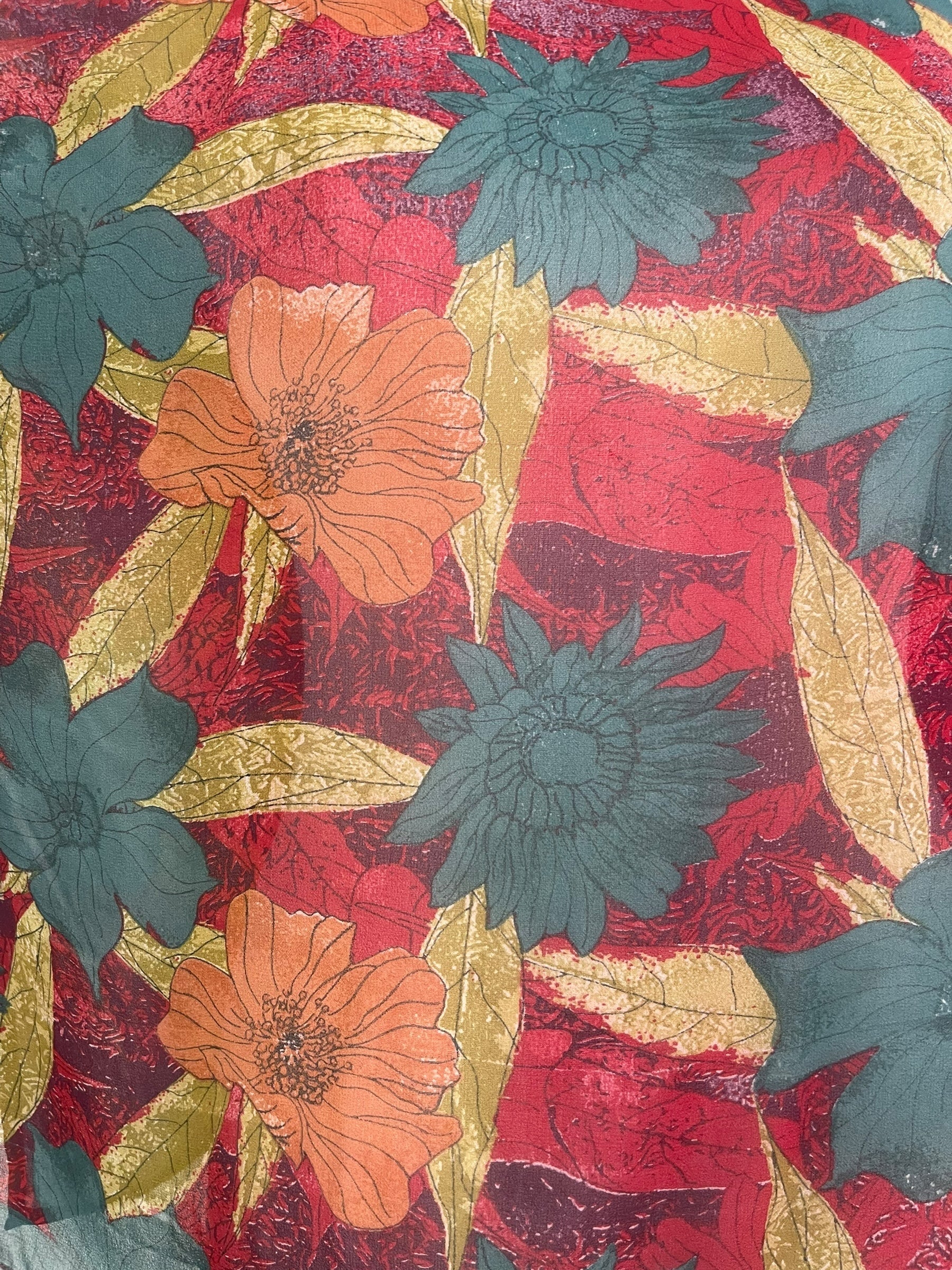 PRG8120 Sheer Avatar Pure Silk Side Slit Top