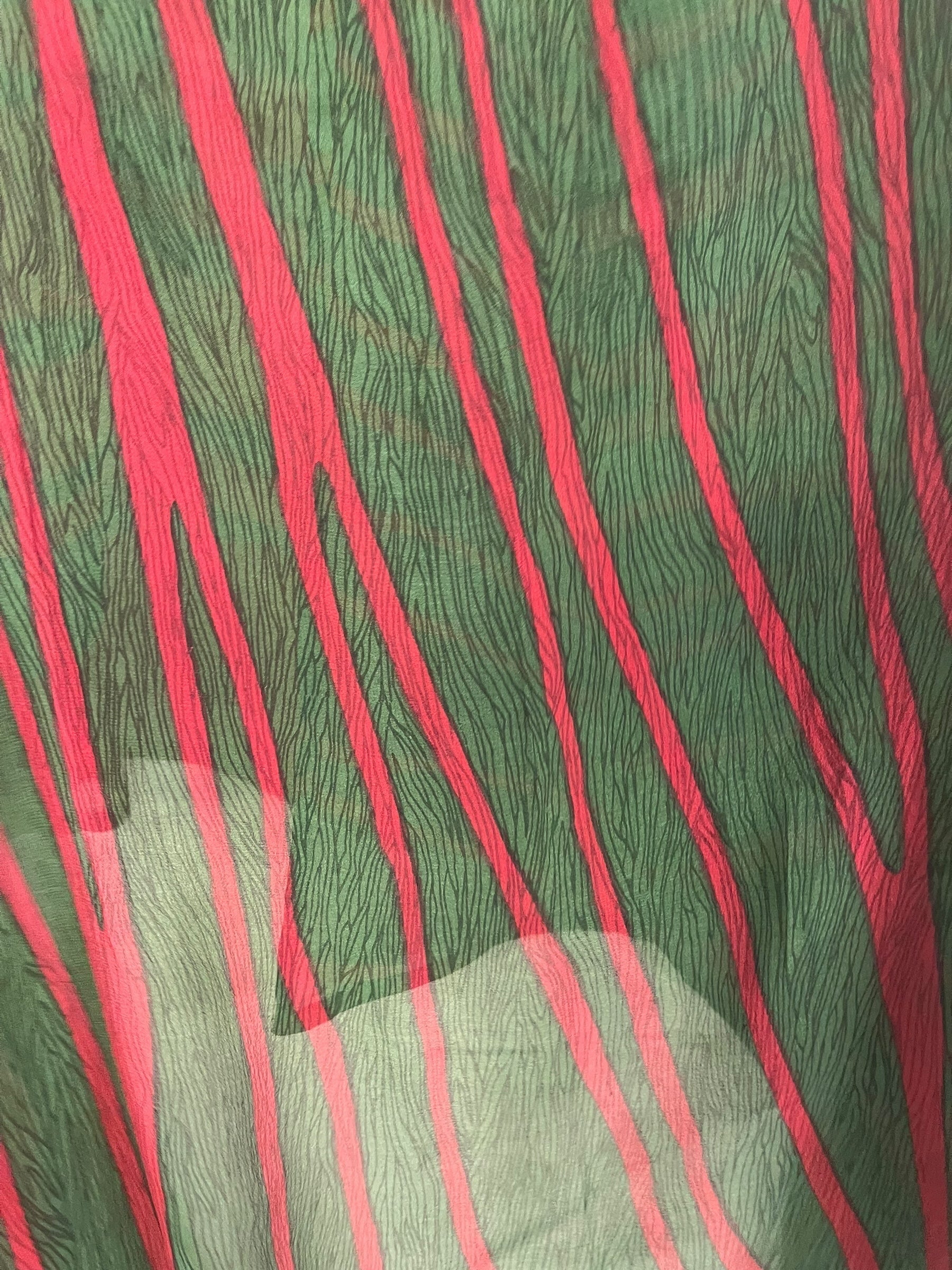 PREVIEW PRG8631 Sheer Avatar Pure Silk Versatile Vest by MARCH2026 – Handmade ethical Vest from sariKNOTsari using upcycled silk. Designed in Canada for travel and slow fashion, loved from Toronto to LA to Sydney. Featuring Zsiska, Bryn Walker and Artisan Leather coats by Rejean Pepin, Pepin designs