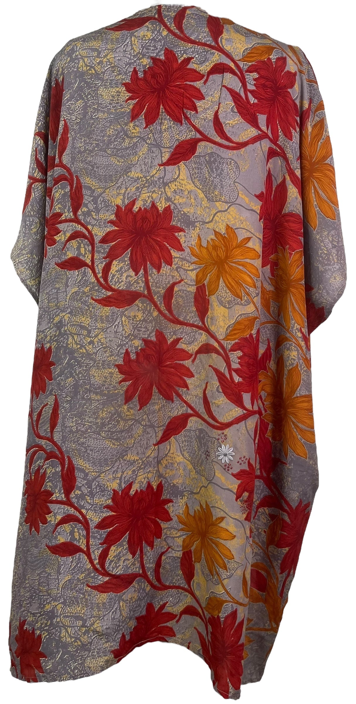 PRC7767 Avatar Pure Silk Midi Length Kaftan