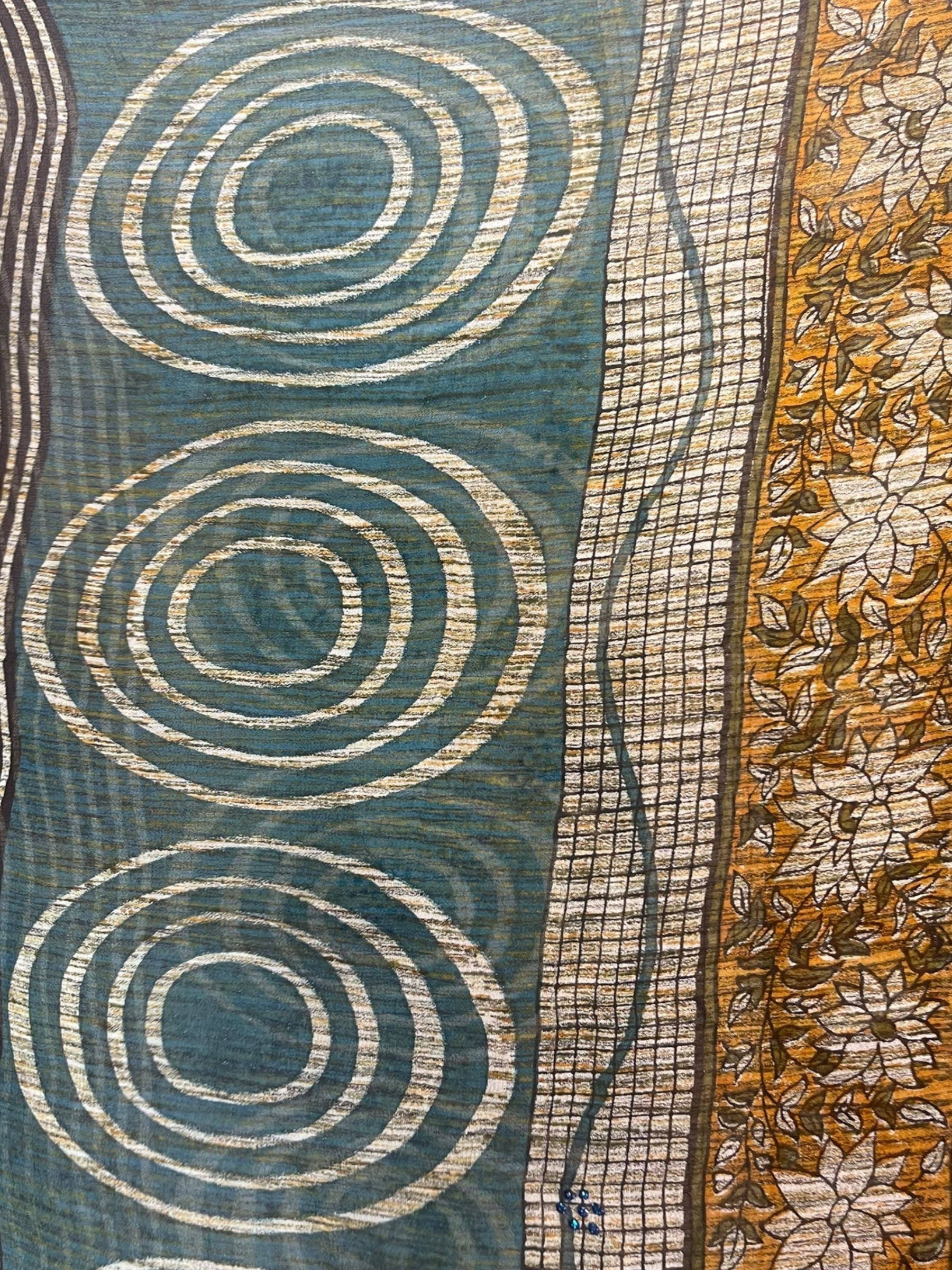 PRG7490 Sheer Avatar Pure Silk Capelet Poncho