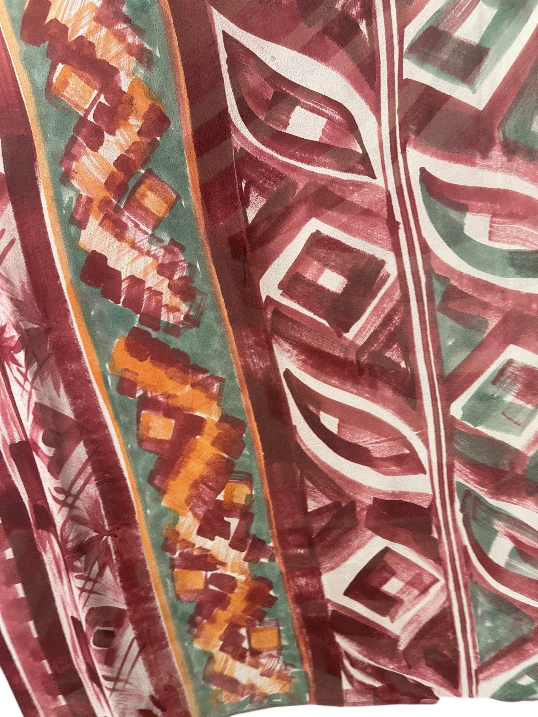 PREVIEW PRG8563 Sheer Avatar Pure Silk Midi Length Kaftan by MARCH2026 – Handmade ethical Midi Length Kaftan from sariKNOTsari using upcycled silk. Designed in Canada for travel and slow fashion, loved from Toronto to LA to Sydney.