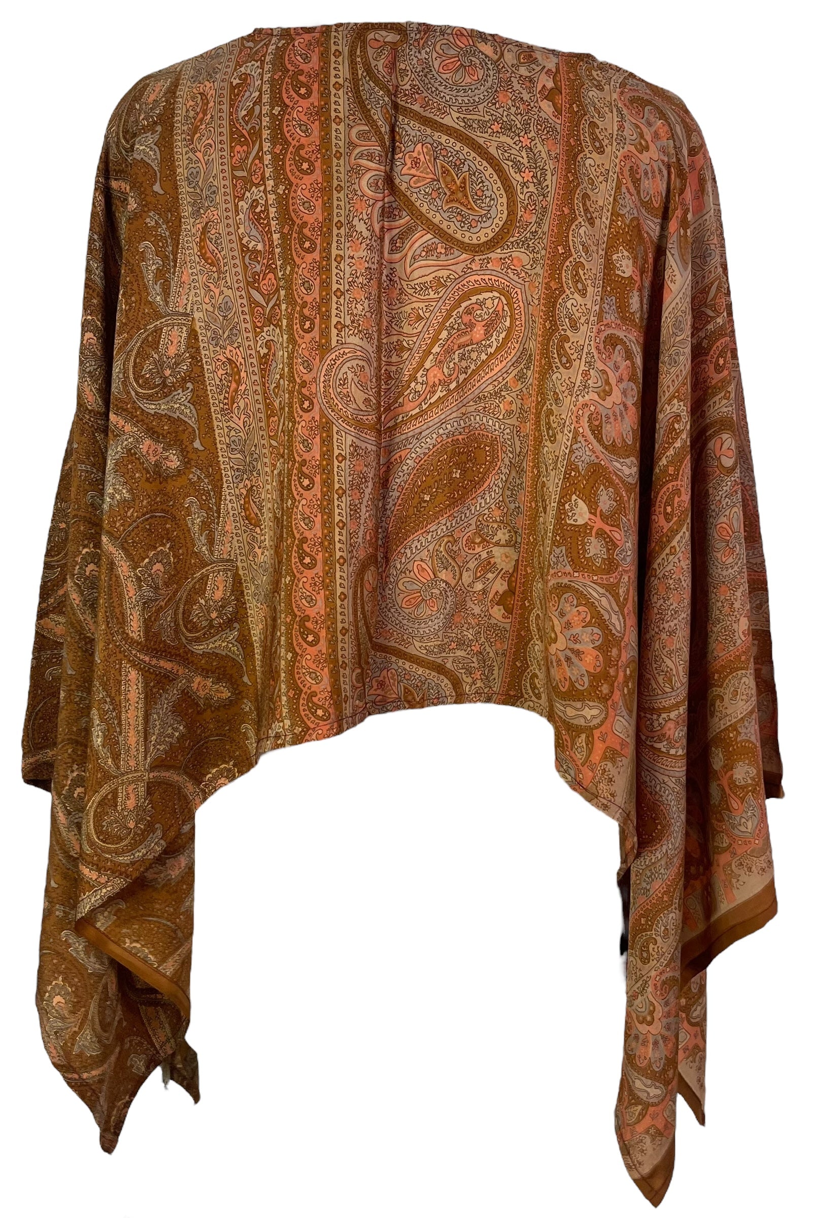 PRC6720 Avatar Pure Silk Capelet Poncho