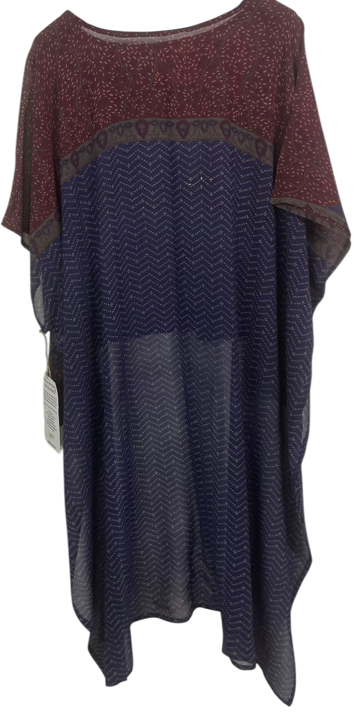 PRG8512 Sheer Avatar Pure Silk Hi Lo Top