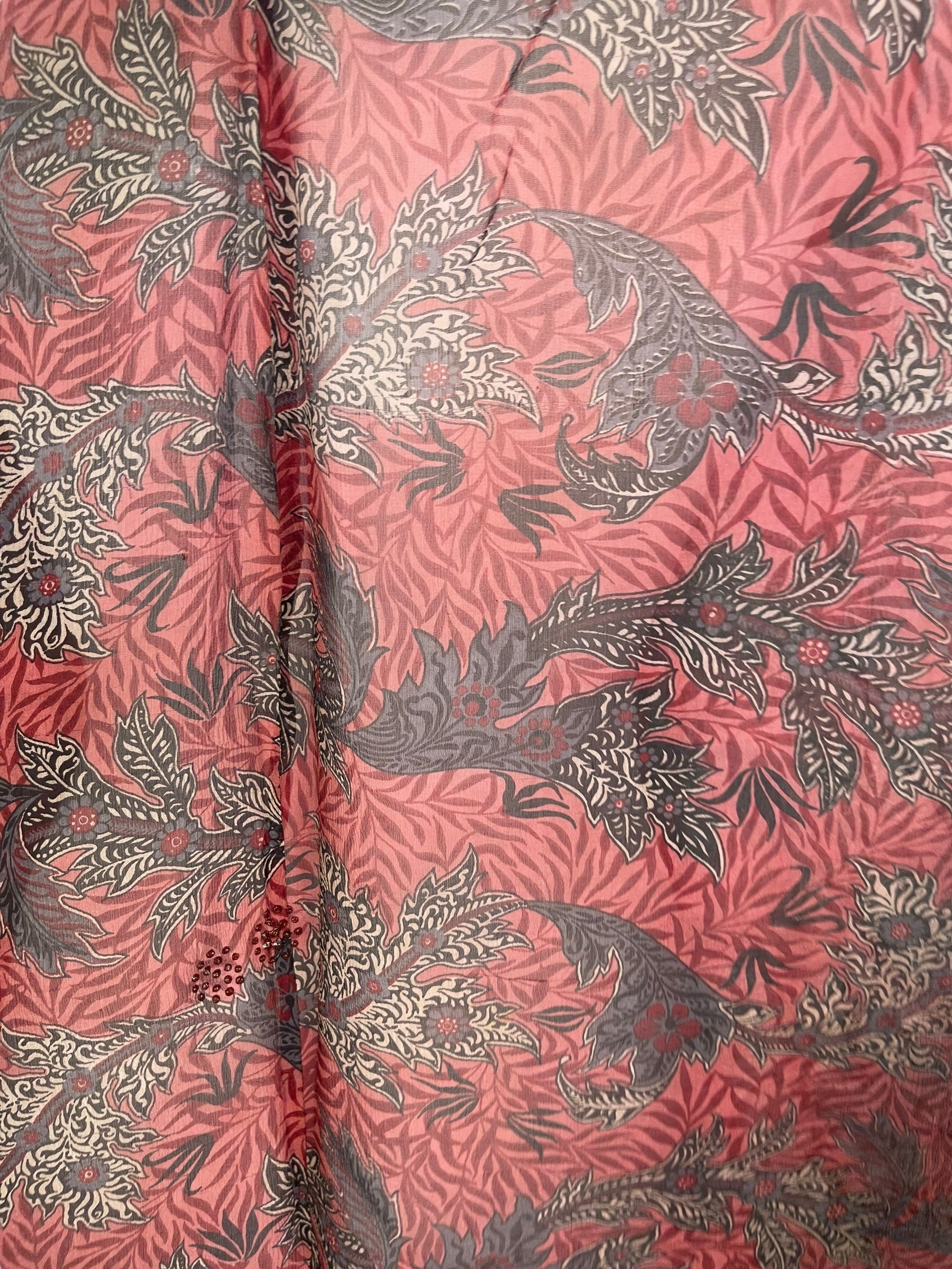 PRG7074 Sheer Wabi Sabi Pure Silk Cardigan