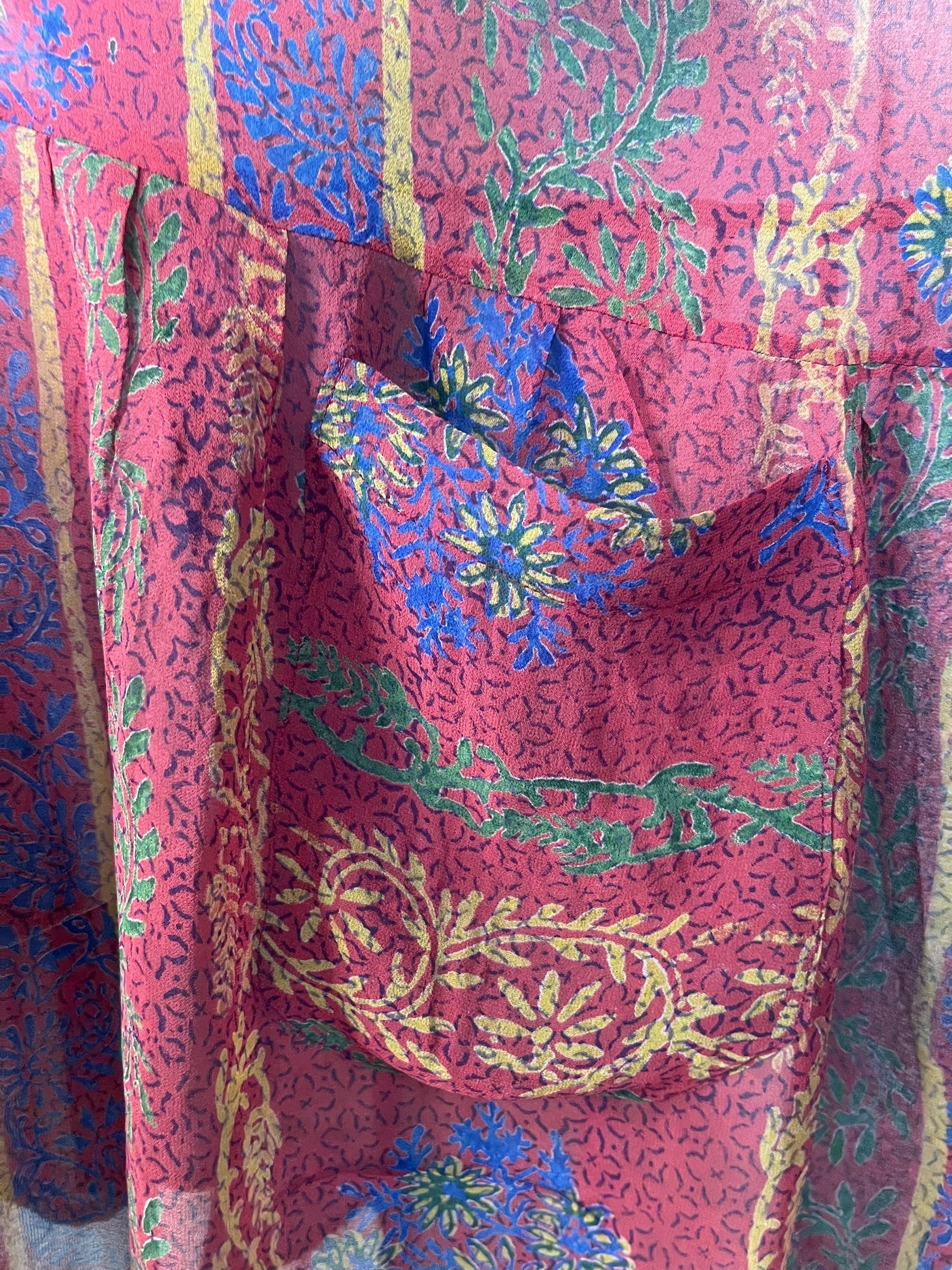 PRG7741 Sheer Avatar Pure Silk Boxy Babydoll Dress