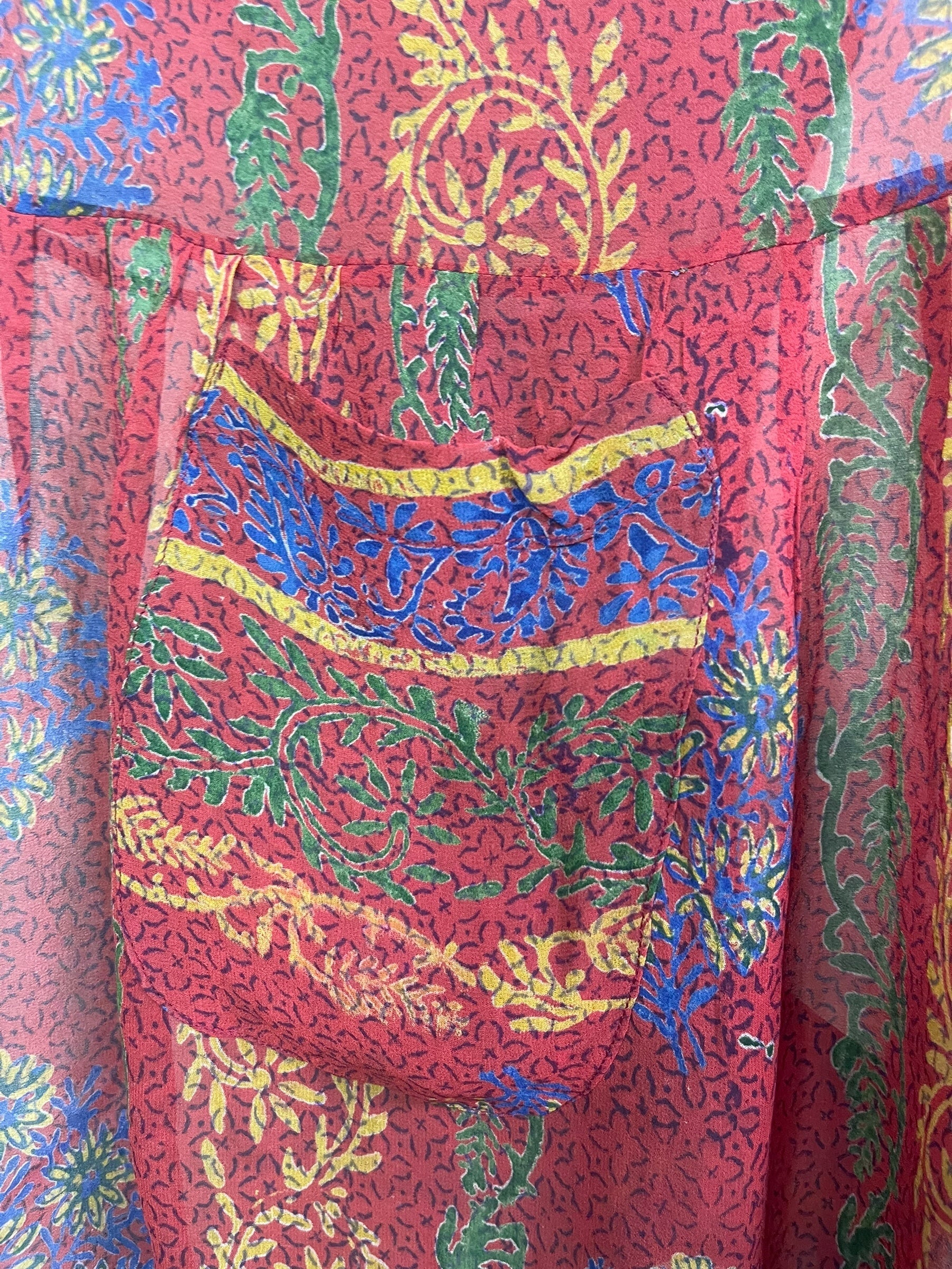 PRG7741 Sheer Avatar Pure Silk Boxy Babydoll Dress