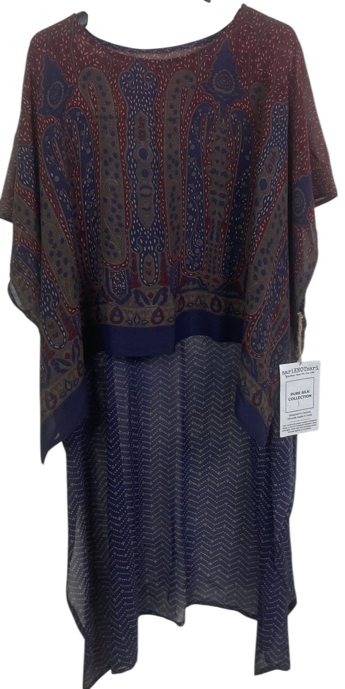 PRG8512 Sheer Avatar Pure Silk Hi Lo Top