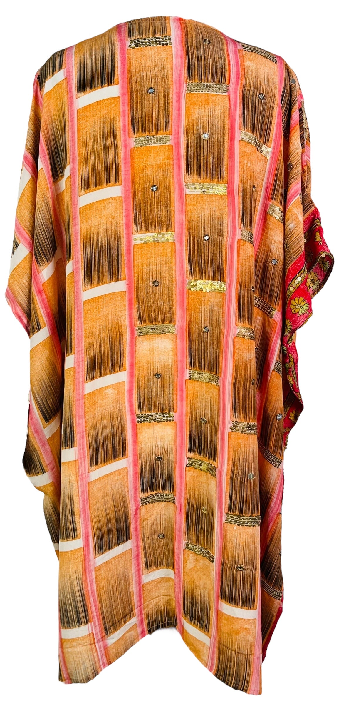 PRC6764 Avatar Pure Silk Midi Length Kaftan