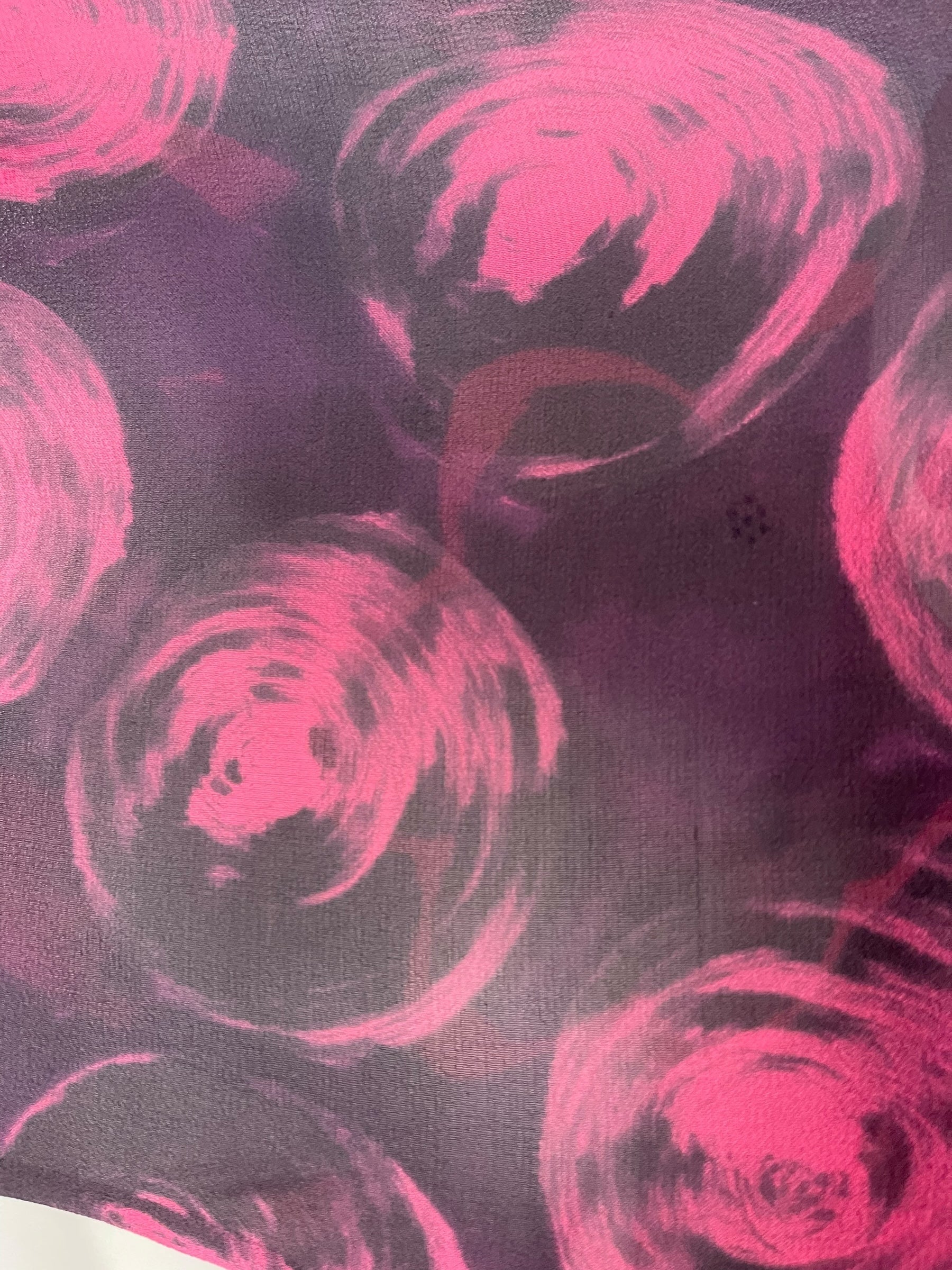 PRG7831 Sheer Wabi Sabi Pure Silk Side Slit Top