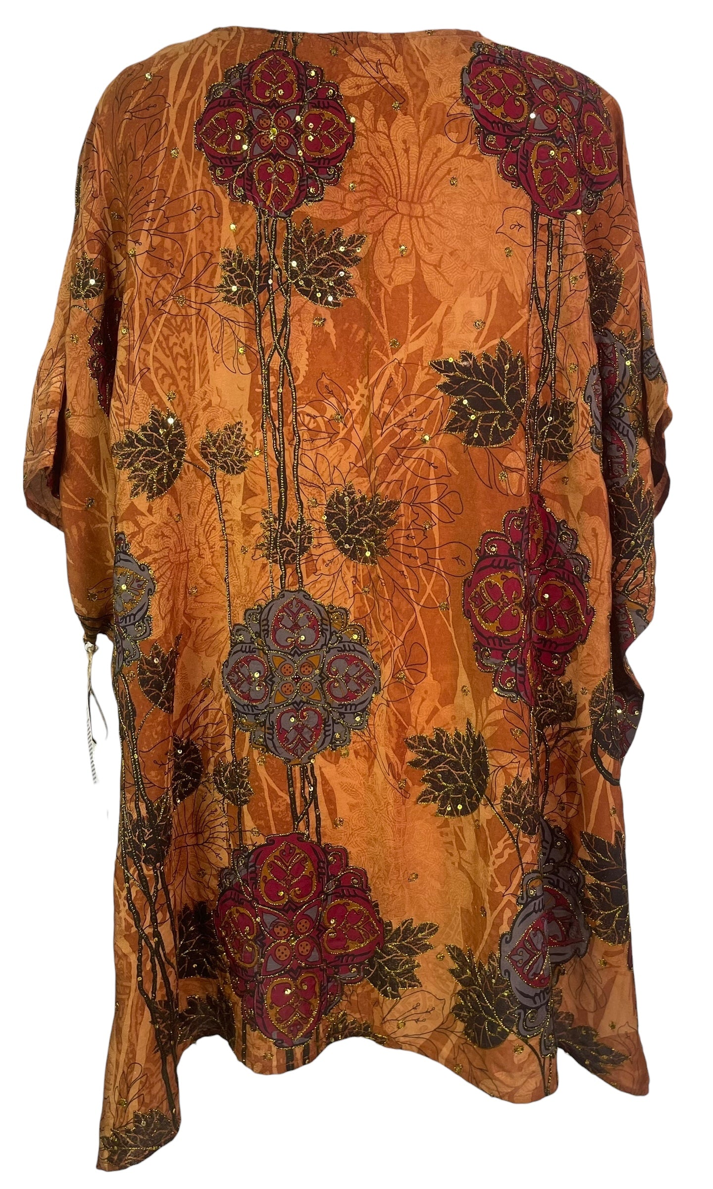 PREVIEW PRC8297 Avatar Pure Silk Short Kaftan Tunic with Slits