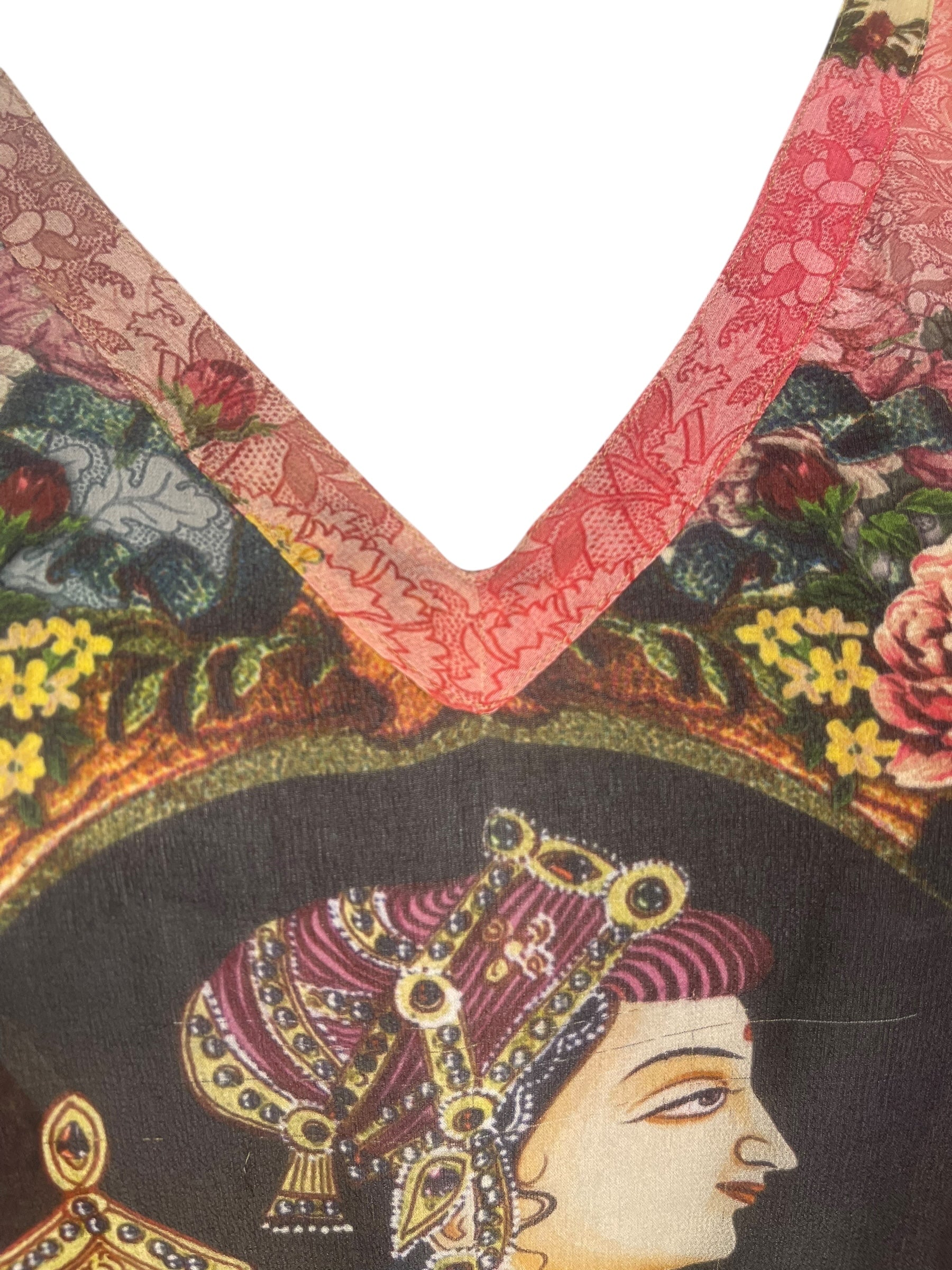 PREVIEW PRG8615 Sheer Wabi Sabi Pure Silk Short Kaftan Tunic With Slits