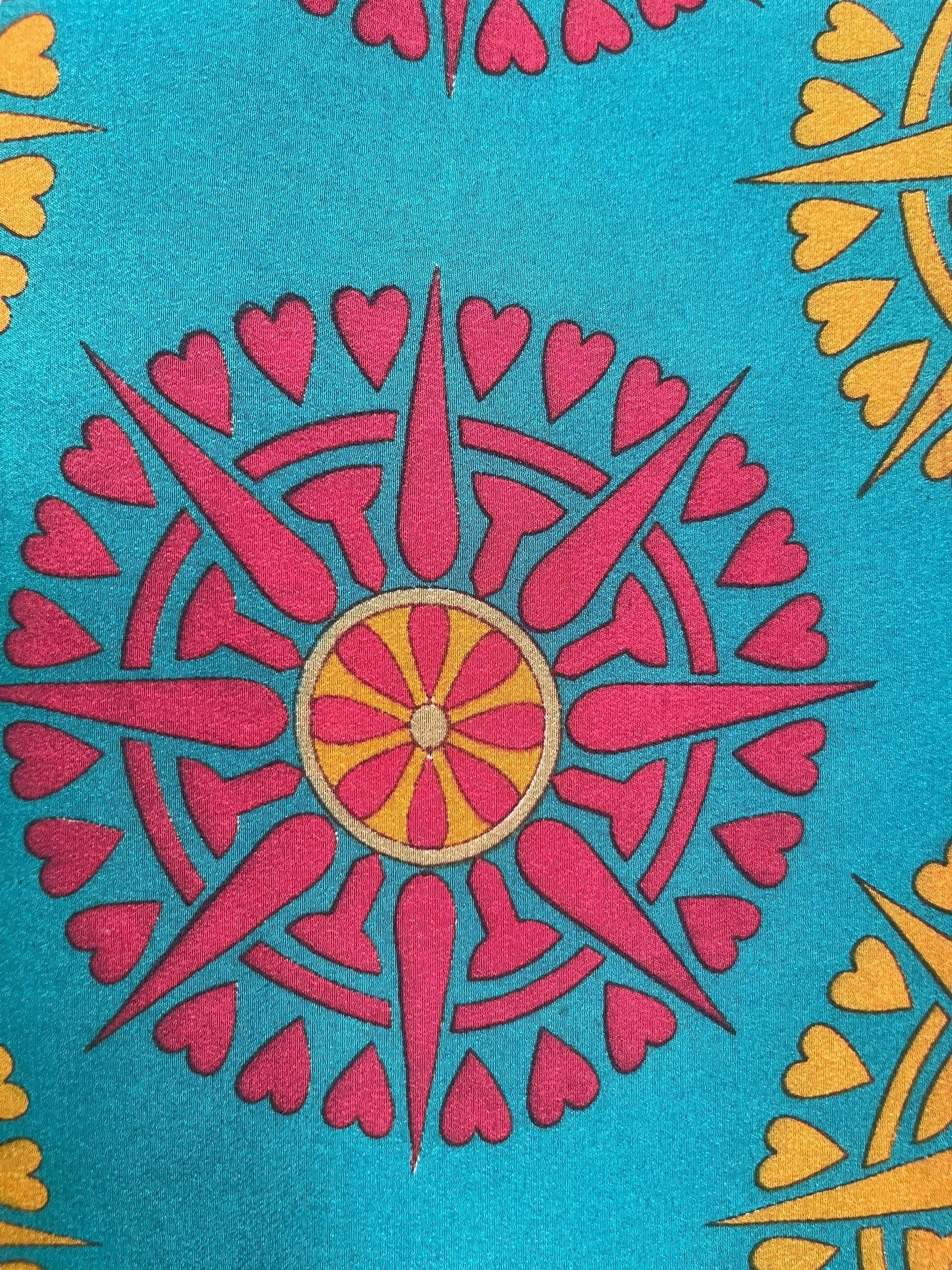 PRC7805 Avatar Pure Silk Self Pocket Tunic Dress