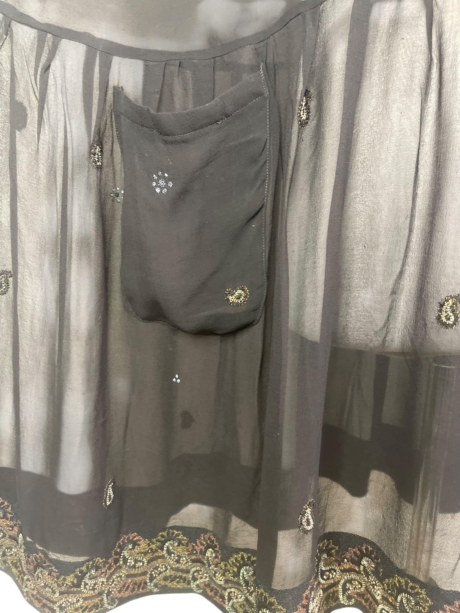 PREVIEW PRG8172 Sheer Avatar Pure Silk Boxy Babydoll Dress by FEBRUARY2026 – Handmade ethical Boxy Babydoll Dress from sariKNOTsari using upcycled silk. Designed in Canada for travel and slow fashion, loved from Toronto to LA to Sydney.