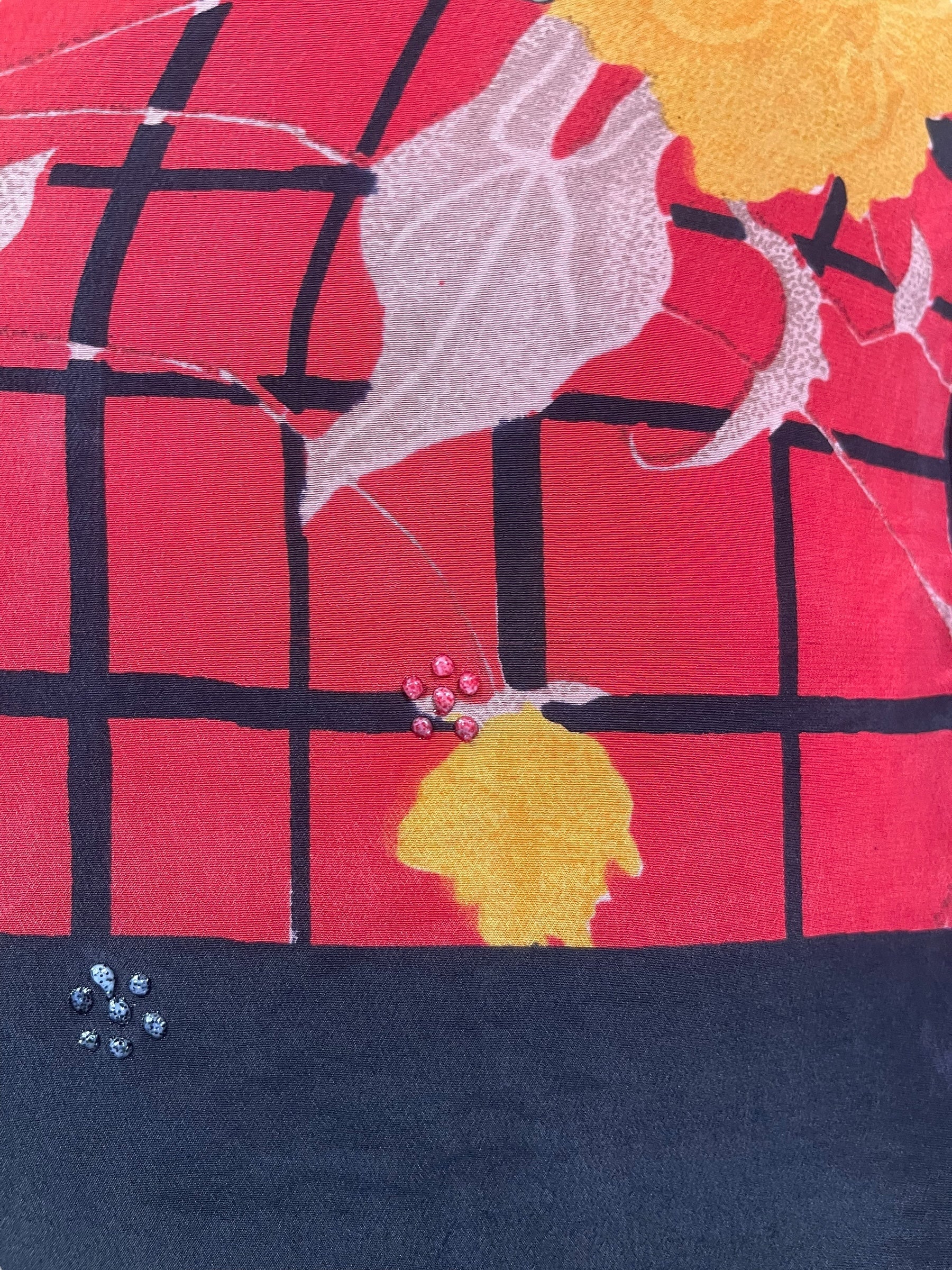 PRC7775 Avatar Pure Silk Midi Length Kaftan