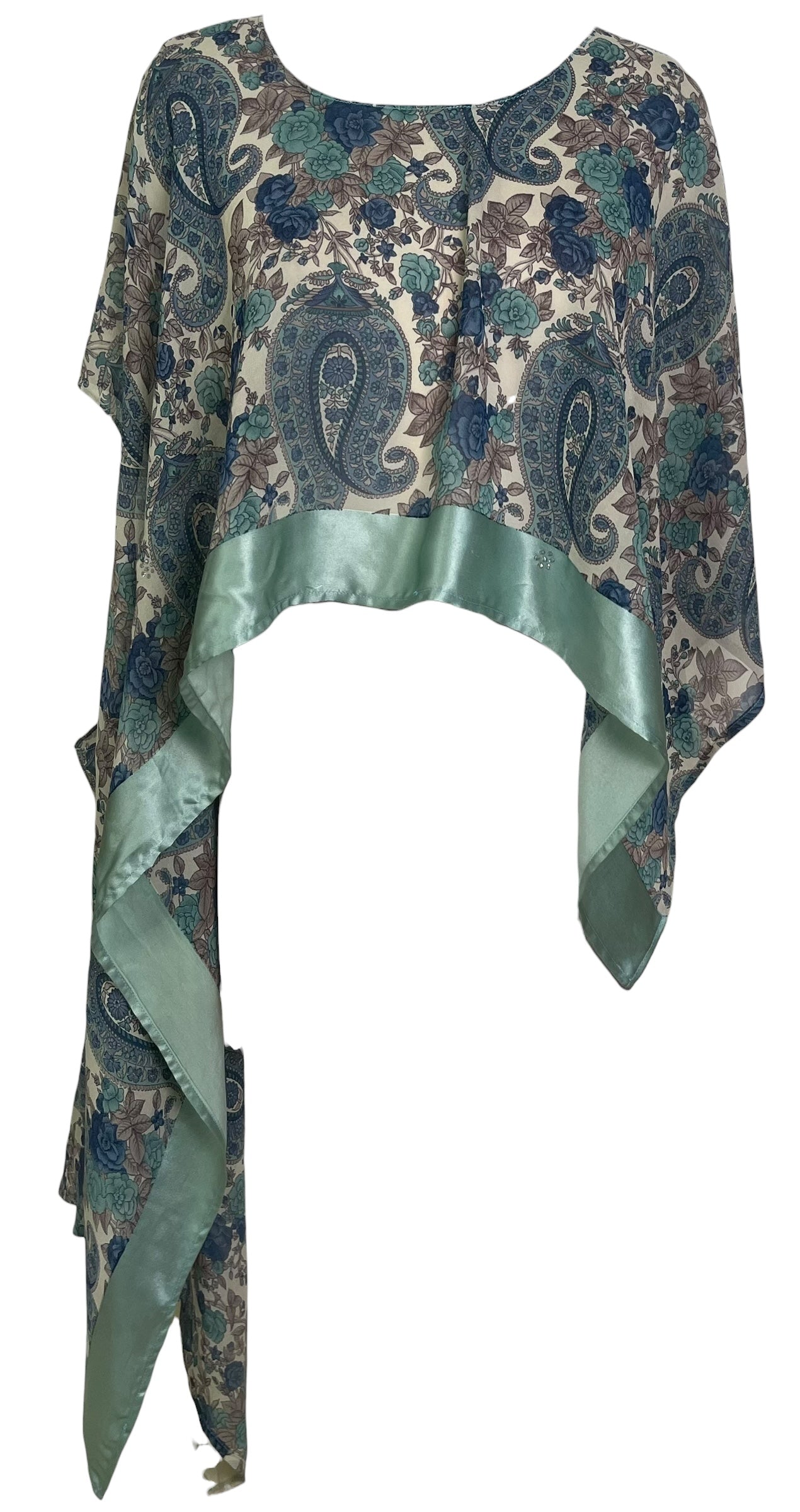 PREVIEW PRG8771 Sheer Avatar Pure Silk Versatile Vest by MARCH2026 – Handmade ethical Vest from sariKNOTsari using upcycled silk. Designed in Canada for travel and slow fashion, loved from Toronto to LA to Sydney. Featuring Zsiska, Bryn Walker and Artisan Leather coats by Rejean Pepin, Pepin designs