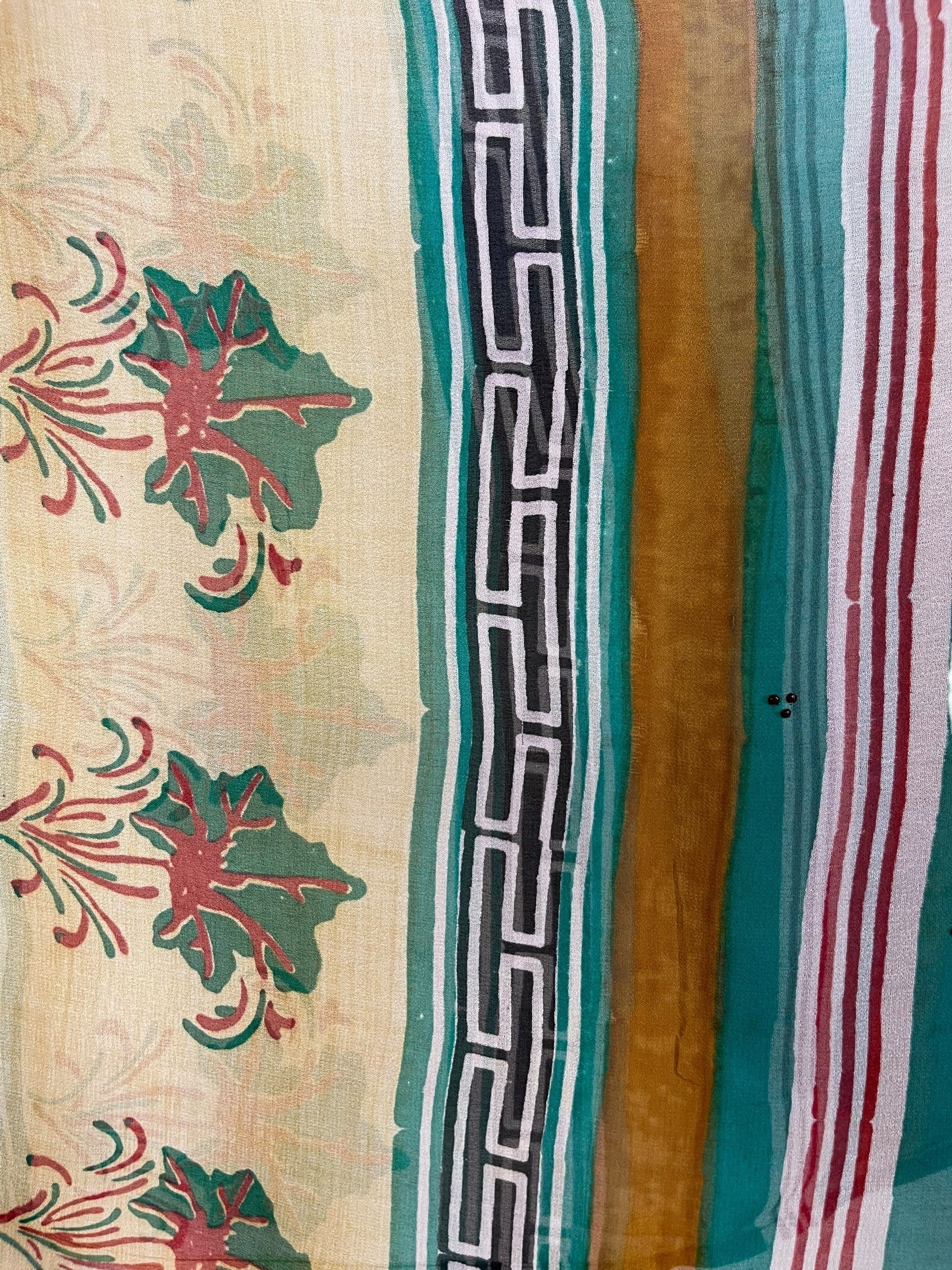 PRG7337 Sheer Wabi Sabi Pure Silk Capelet Poncho