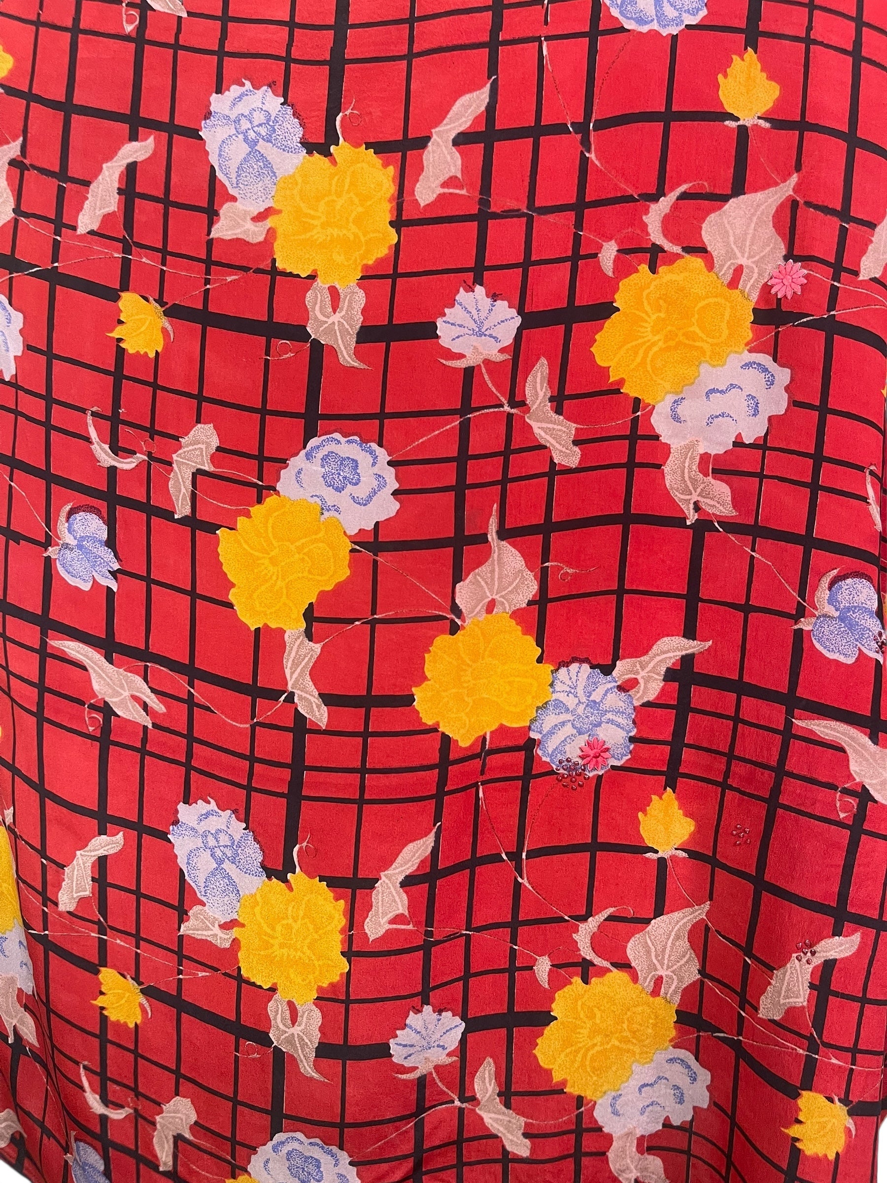 PRC7775 Avatar Pure Silk Midi Length Kaftan