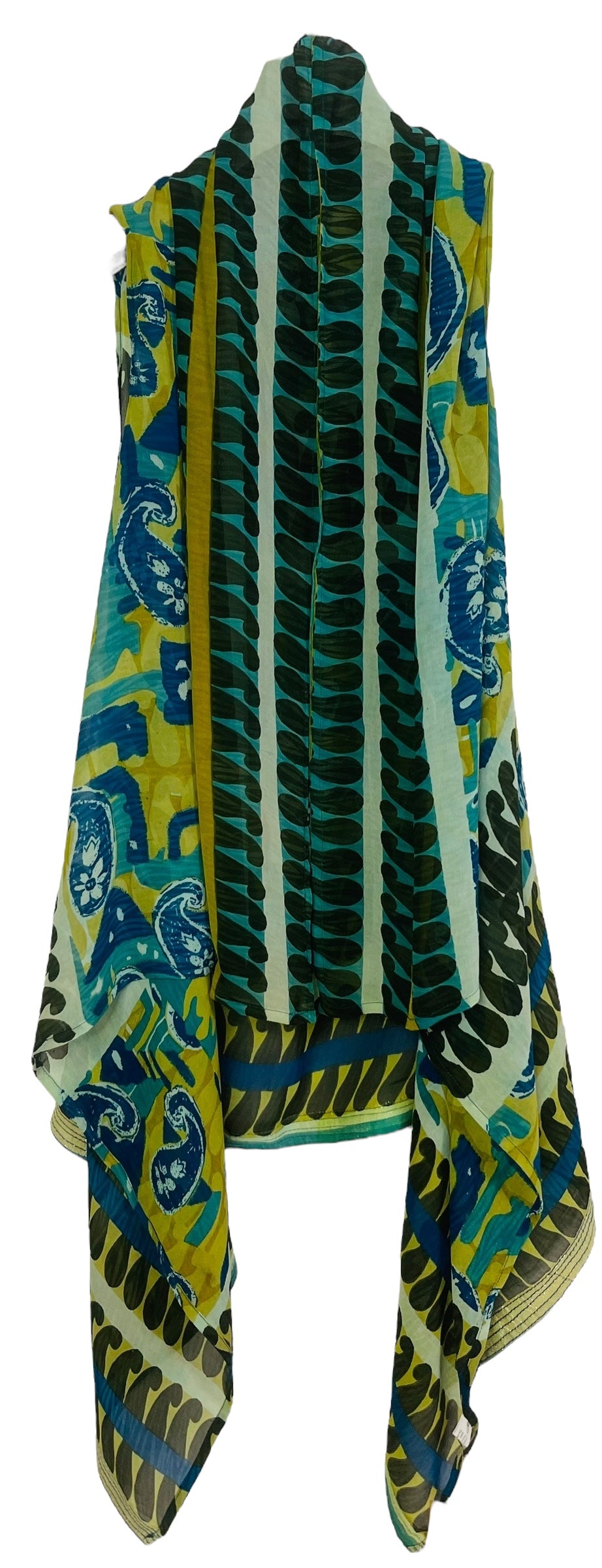 PRG7429 Sheer Wabi Sabi Pure Silk Versatile Vest