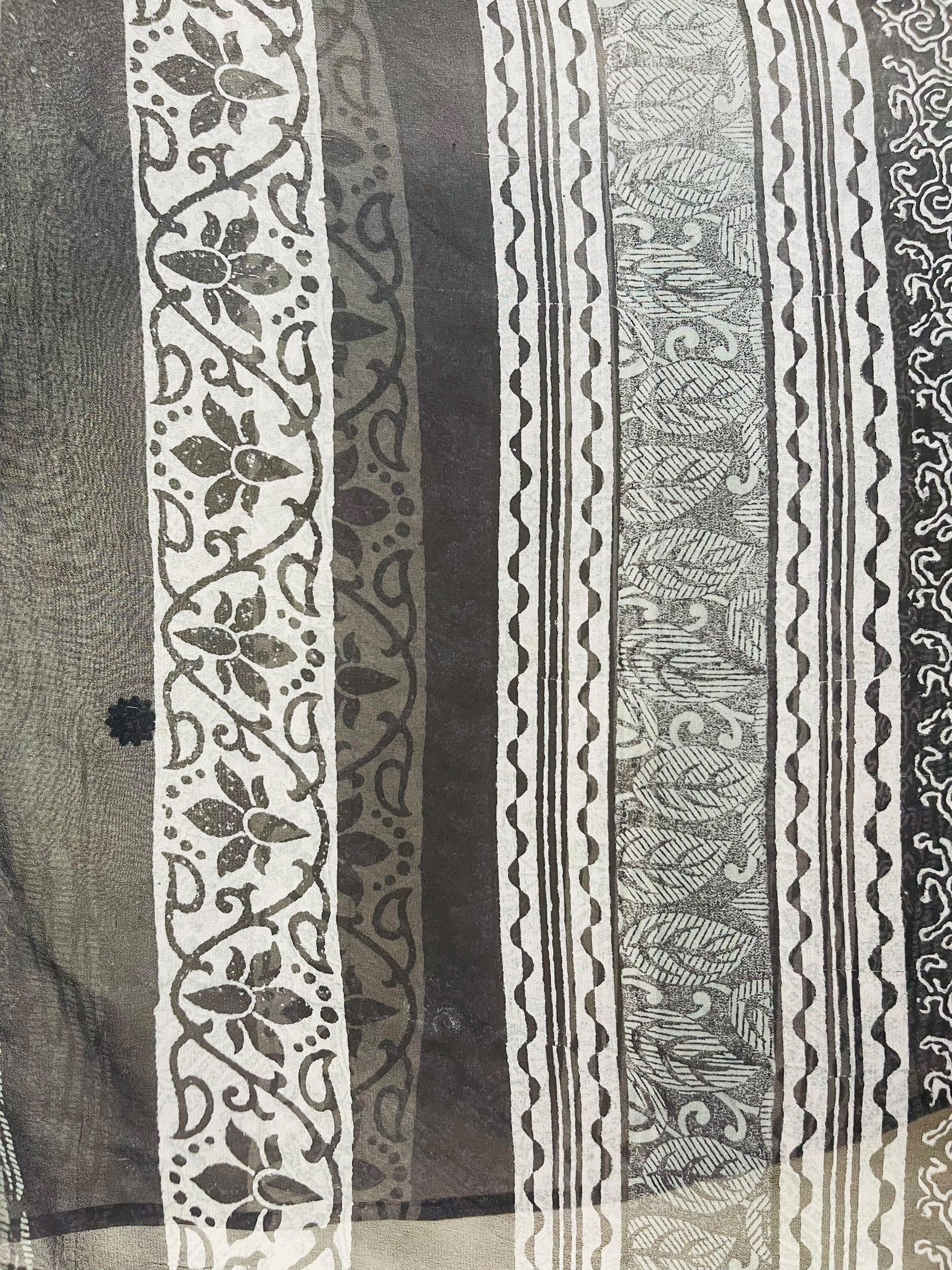 PRG7712 Sheer Avatar Pure Silk Capelet Poncho