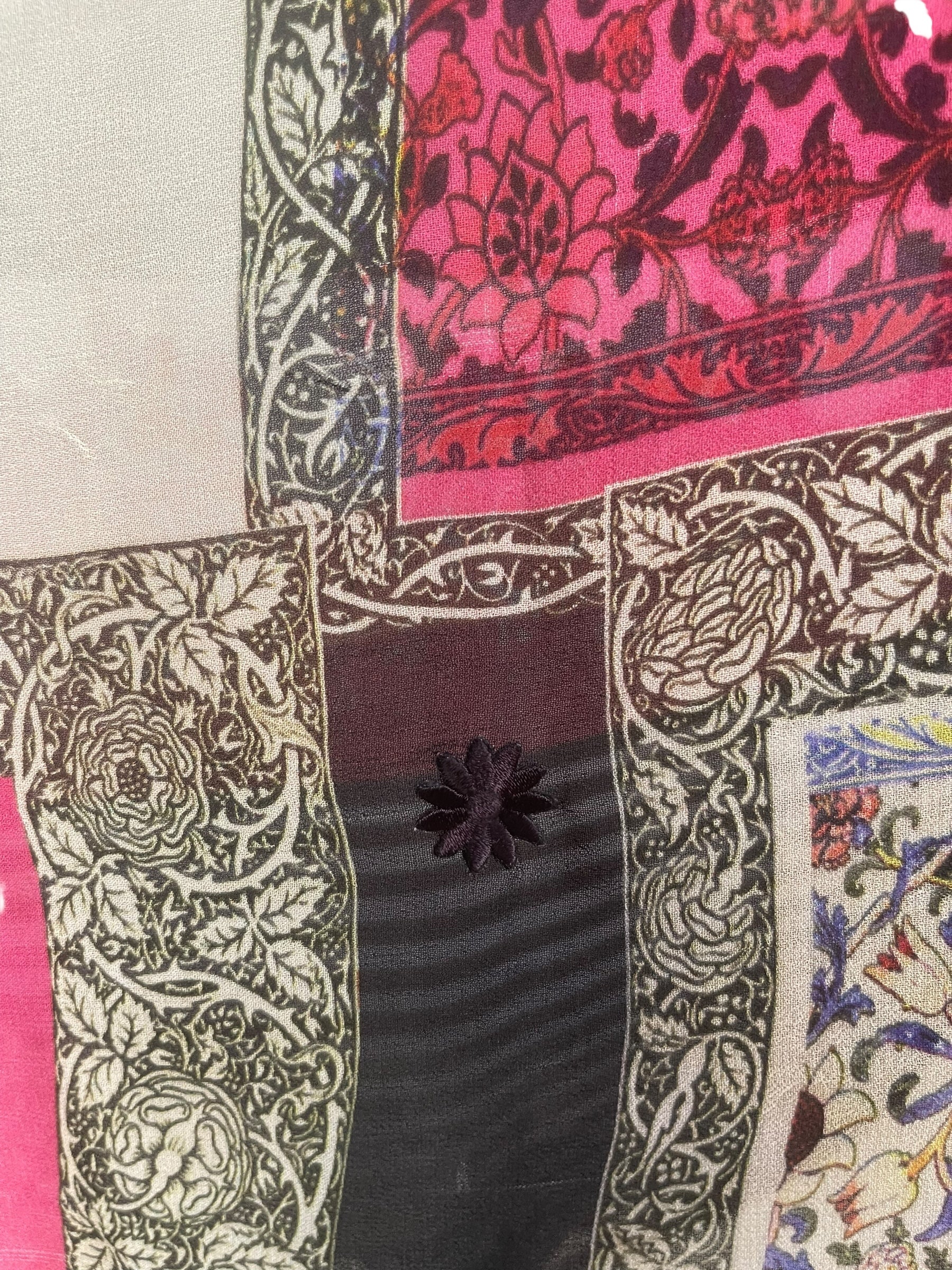 PREVIEW PRG8619 Sheer Wabi Sabi Pure Silk Kimono-Sleeved Top