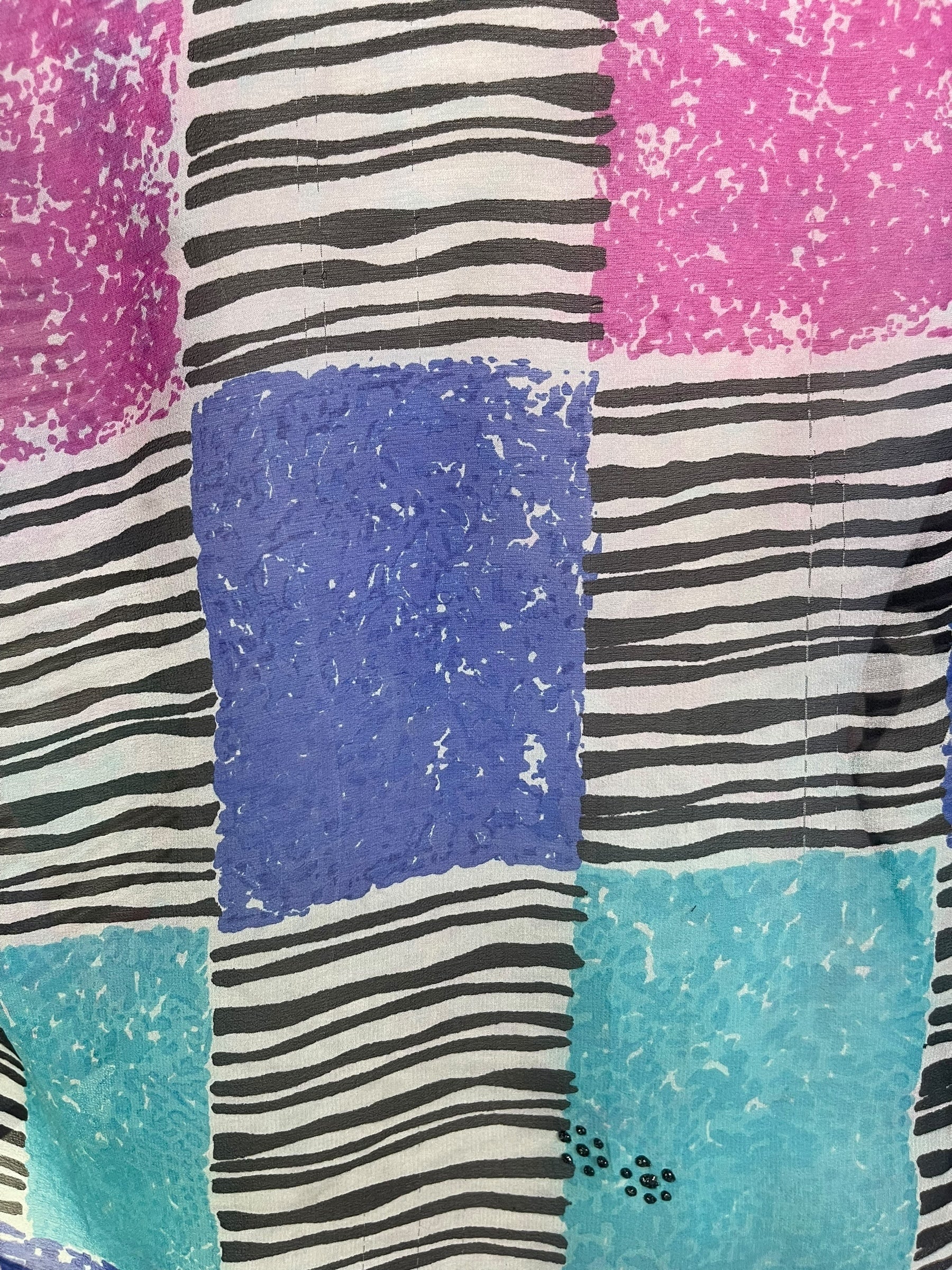 PRG6857 Sheer Wabi Sabi Pure Silk Boxy Top