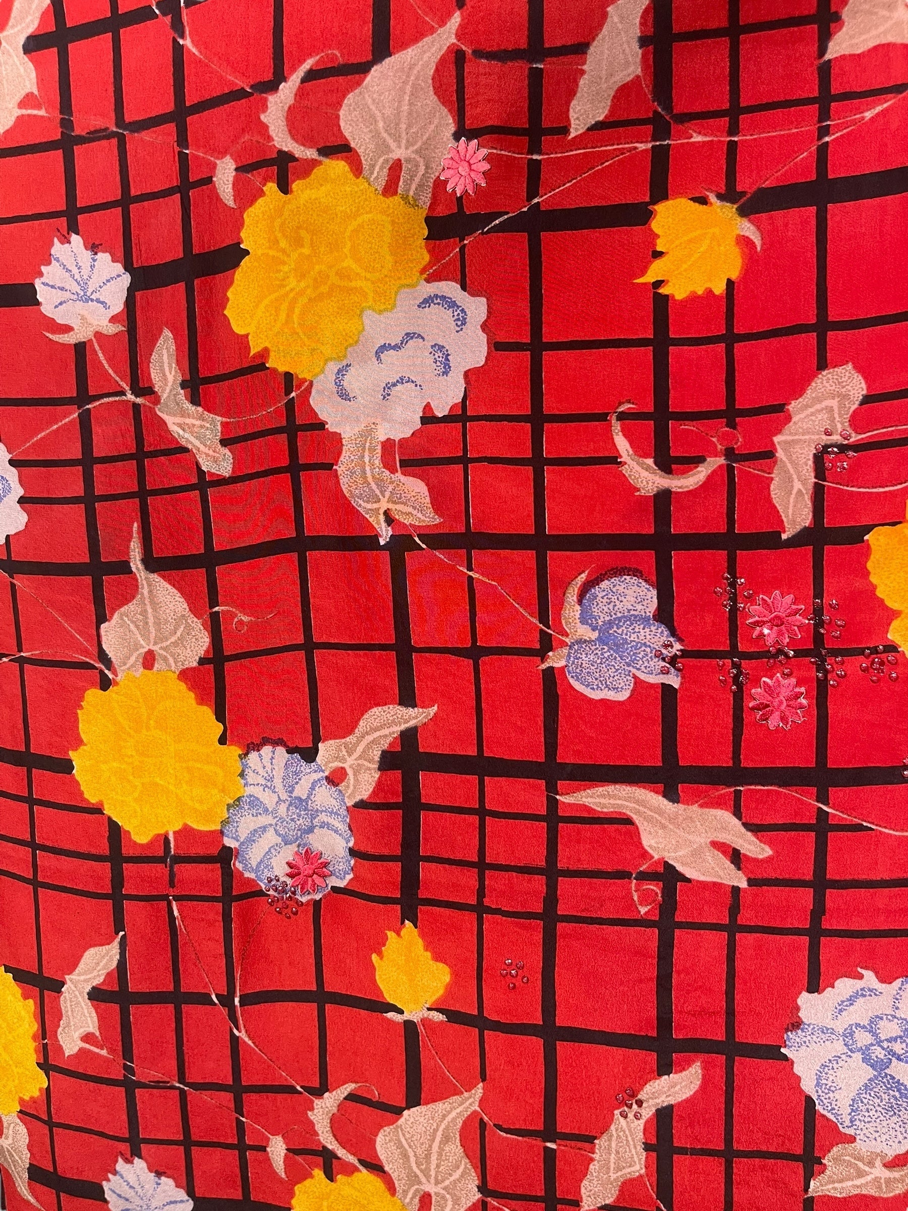 PRC7775 Avatar Pure Silk Midi Length Kaftan