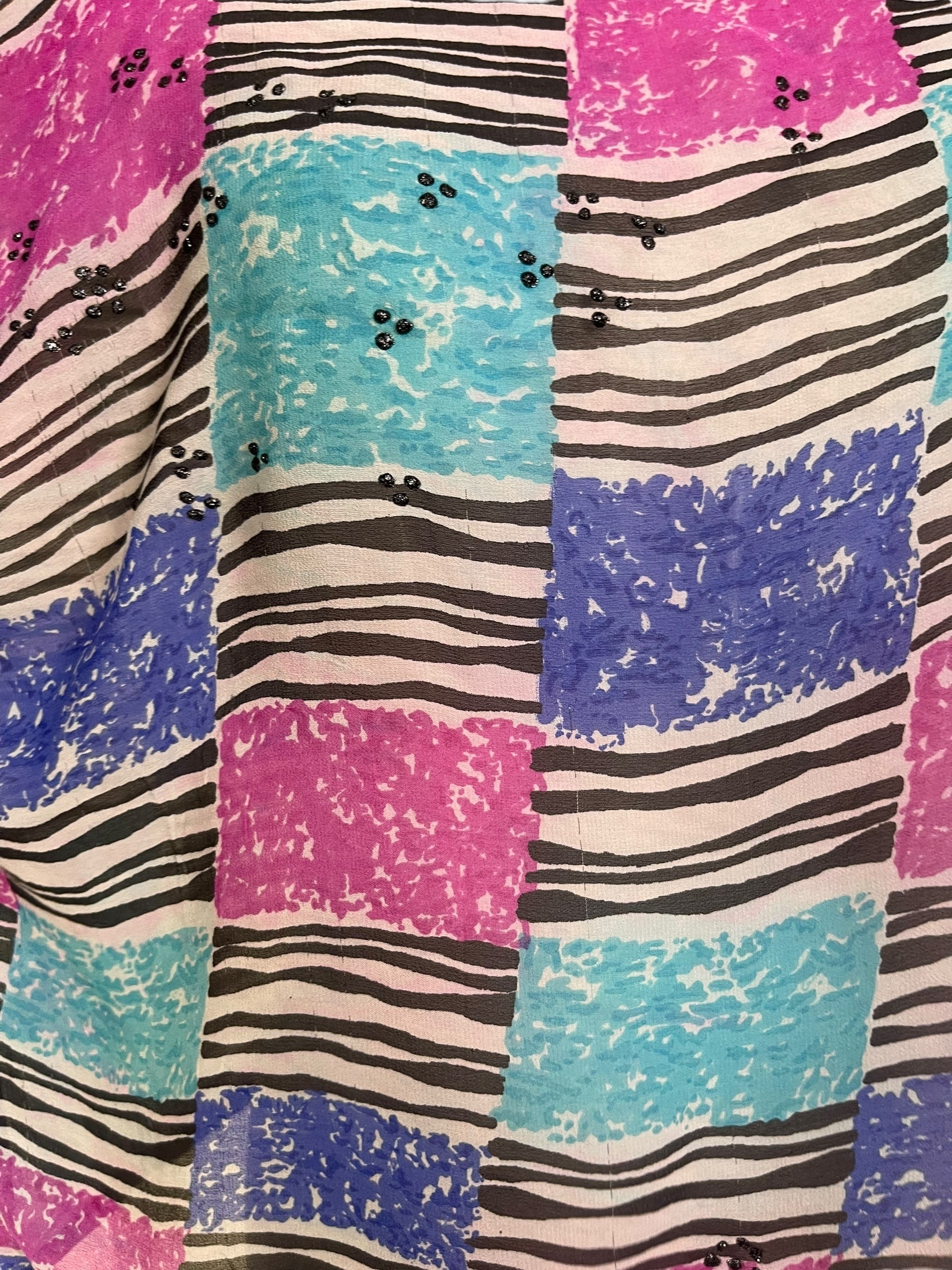 PRG6857 Sheer Wabi Sabi Pure Silk Boxy Top