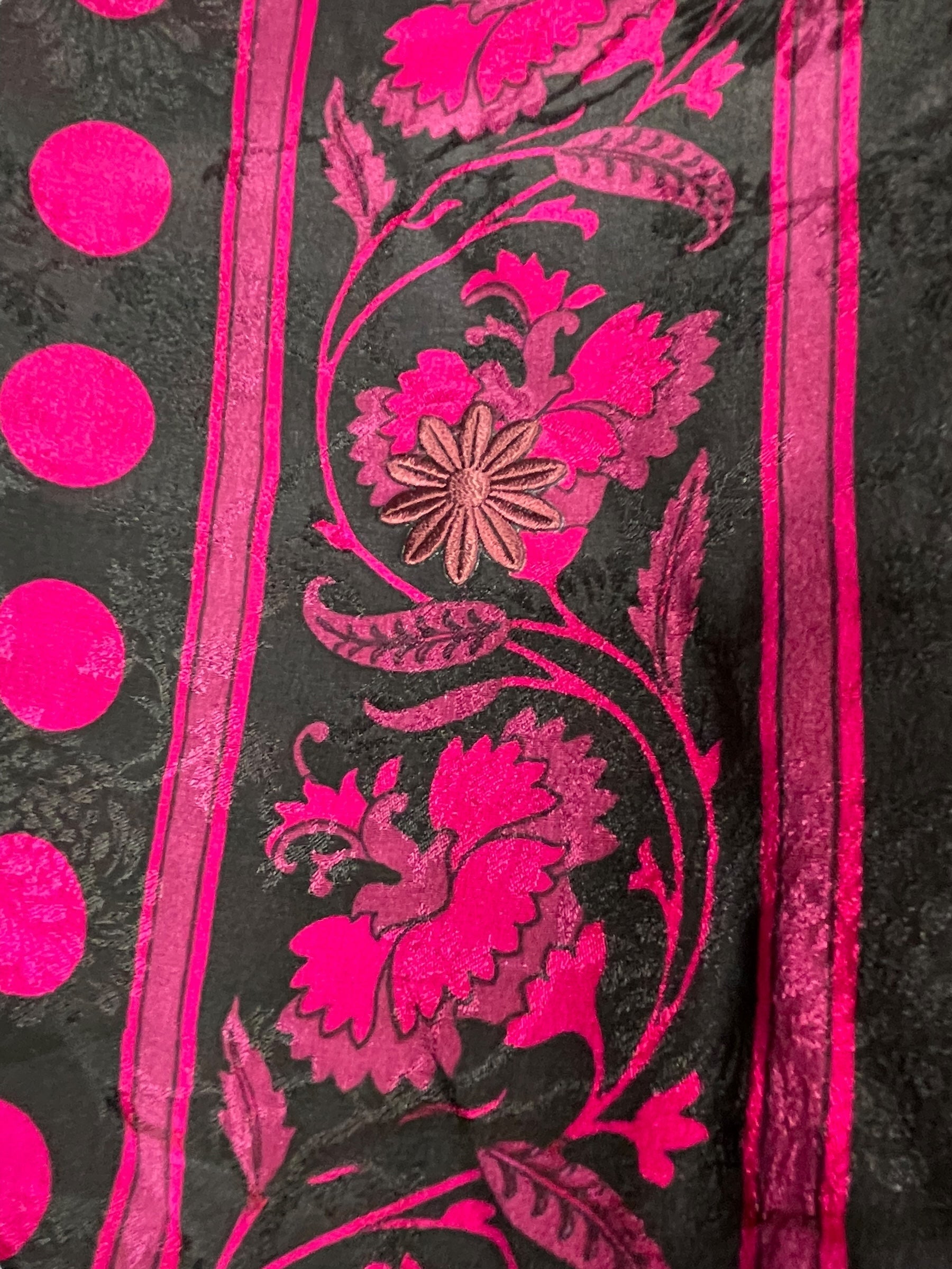 PRC7504 Avatar Pure Silk Short Kaftan Tunic with Slits