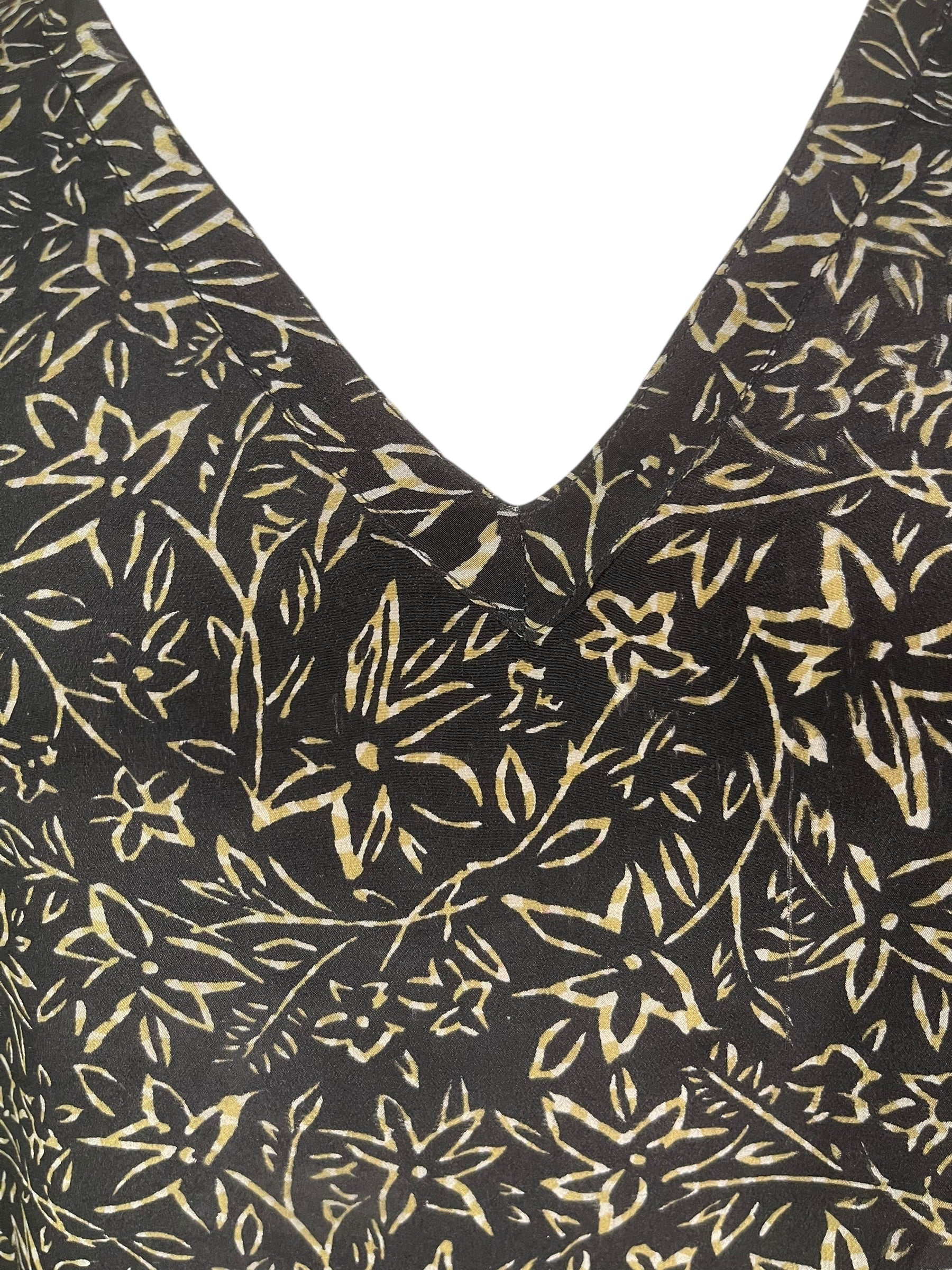 PRC8456 Wabi Sabi Pure Silk Long Tunic with Side Ties