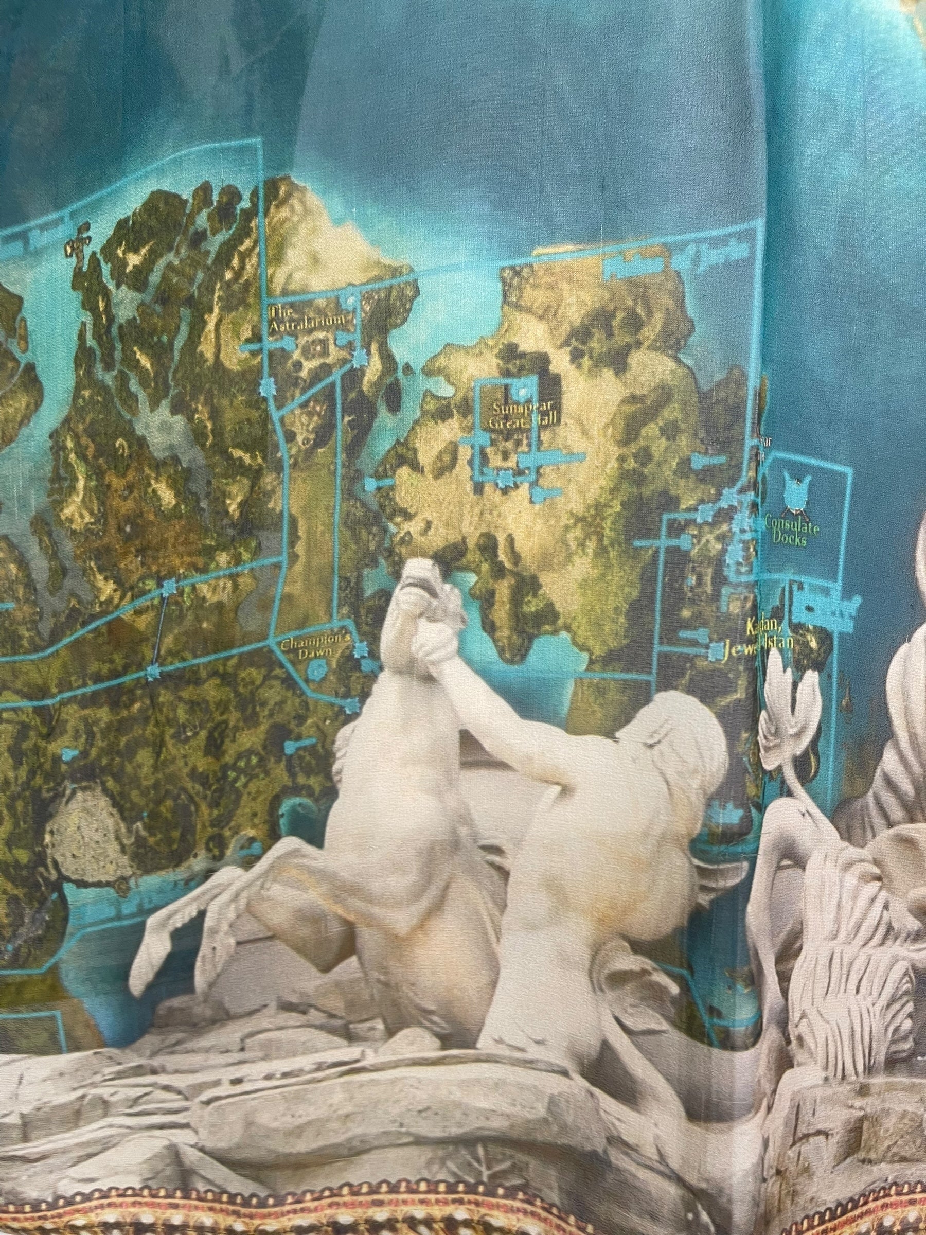 PREVIEW PRG8581 Sheer Avatar Pure Silk Short Kaftan Tunic with Slits by FEBRUARY2026 – Handmade ethical Short Kaftan from sariKNOTsari using upcycled silk. Designed in Canada for travel and slow fashion, loved from Toronto to LA to Sydney.