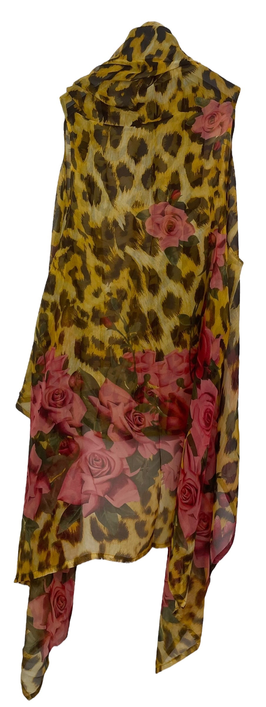 PRG7433B Sheer Wabi Sabi Pure Silk Versatile Vest