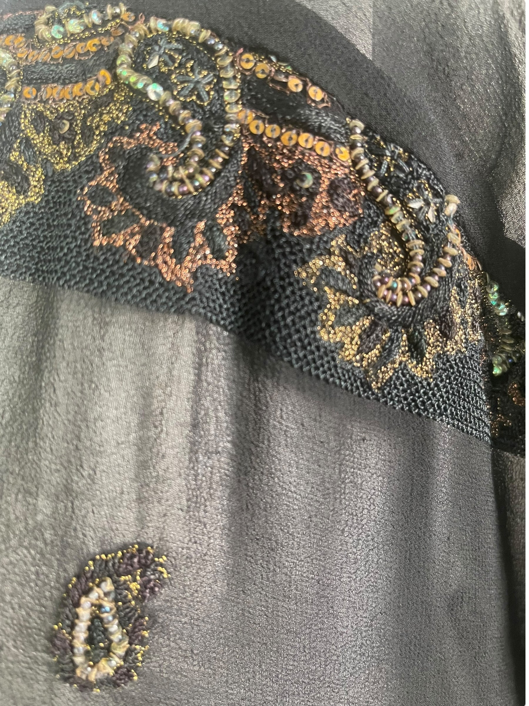 PREVIEW PRG8172 Sheer Avatar Pure Silk Boxy Babydoll Dress by FEBRUARY2026 – Handmade ethical Boxy Babydoll Dress from sariKNOTsari using upcycled silk. Designed in Canada for travel and slow fashion, loved from Toronto to LA to Sydney.