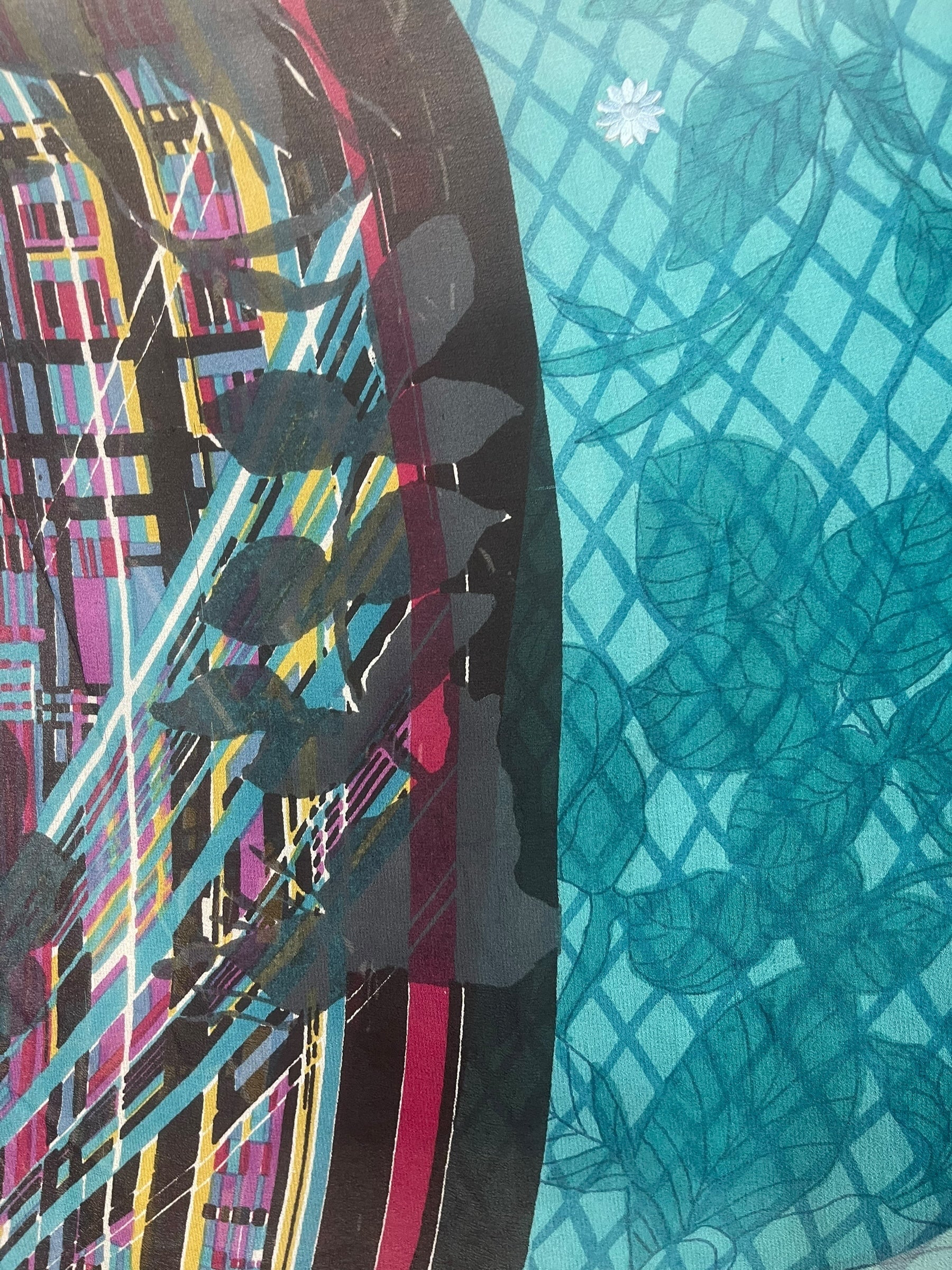 PRG8518 Sheer Wabi Sabi Pure Silk Kimono-Sleeved Top